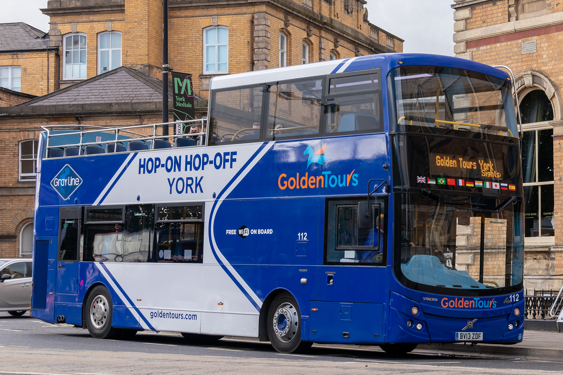 Golden Tours (York Pullman) MCV bodied Volvo B9TL in York