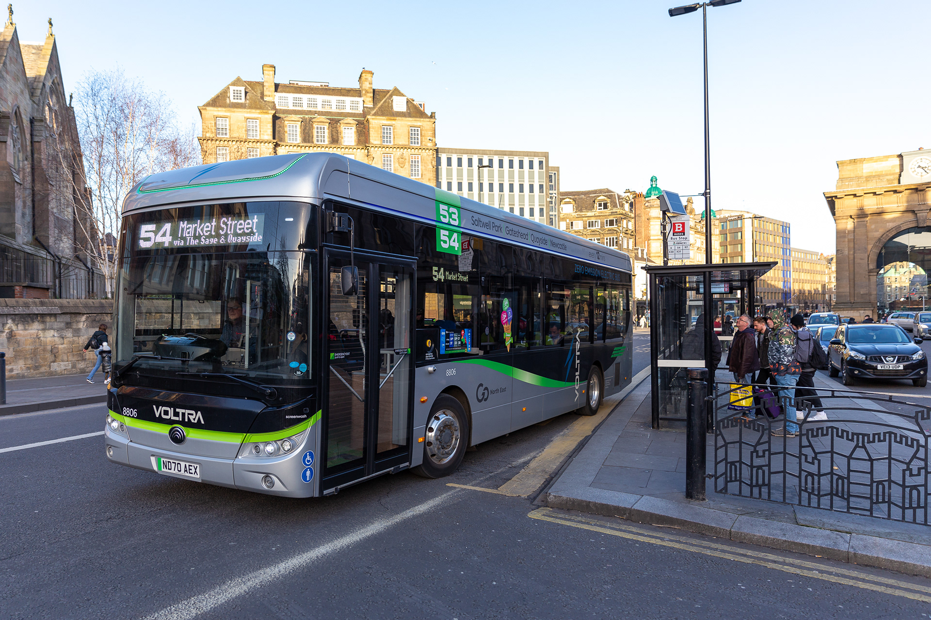 Go North East Yutong E10 in Newcastle