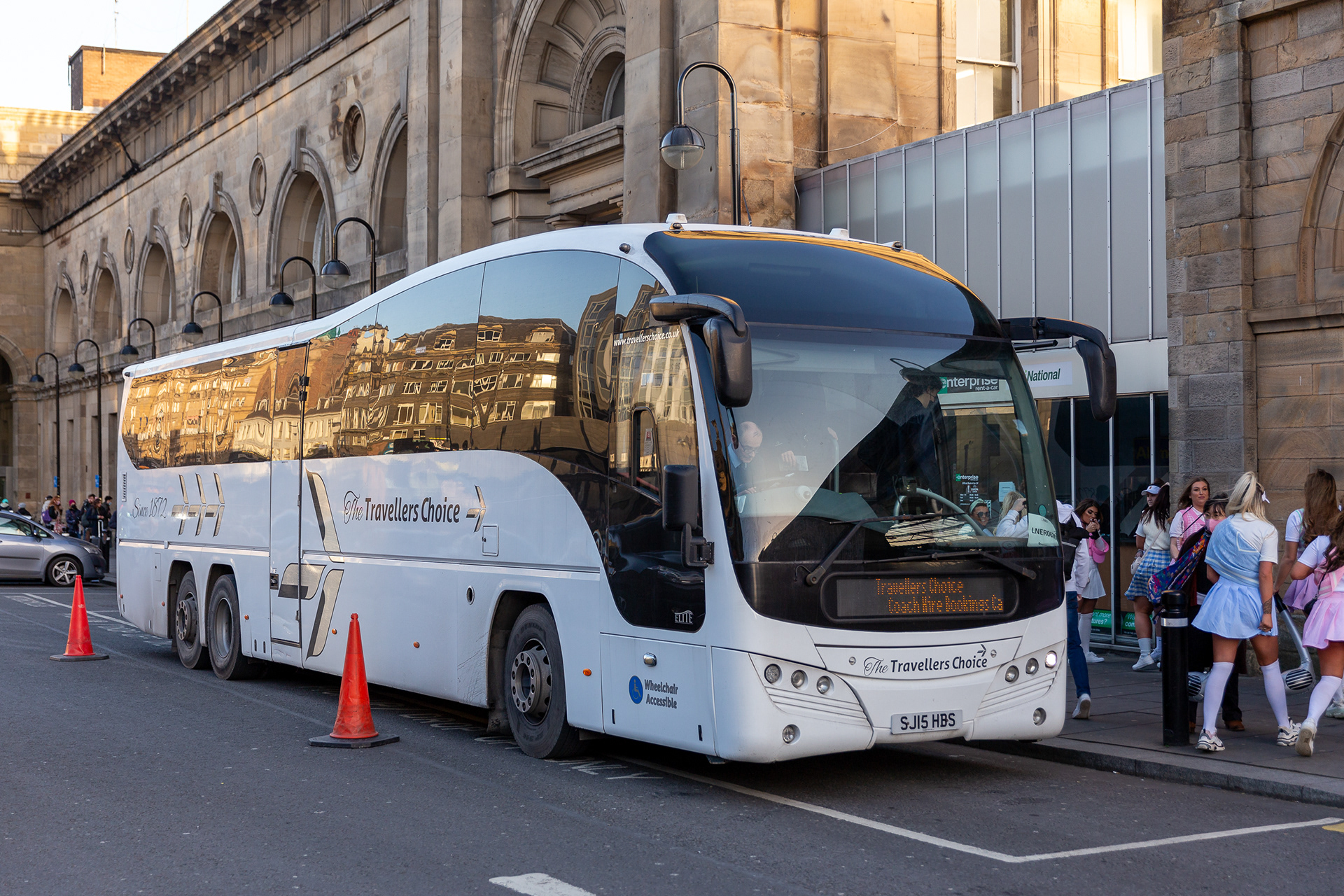 The Travellers Choice Volvo Plaxton Elite in Newcastle