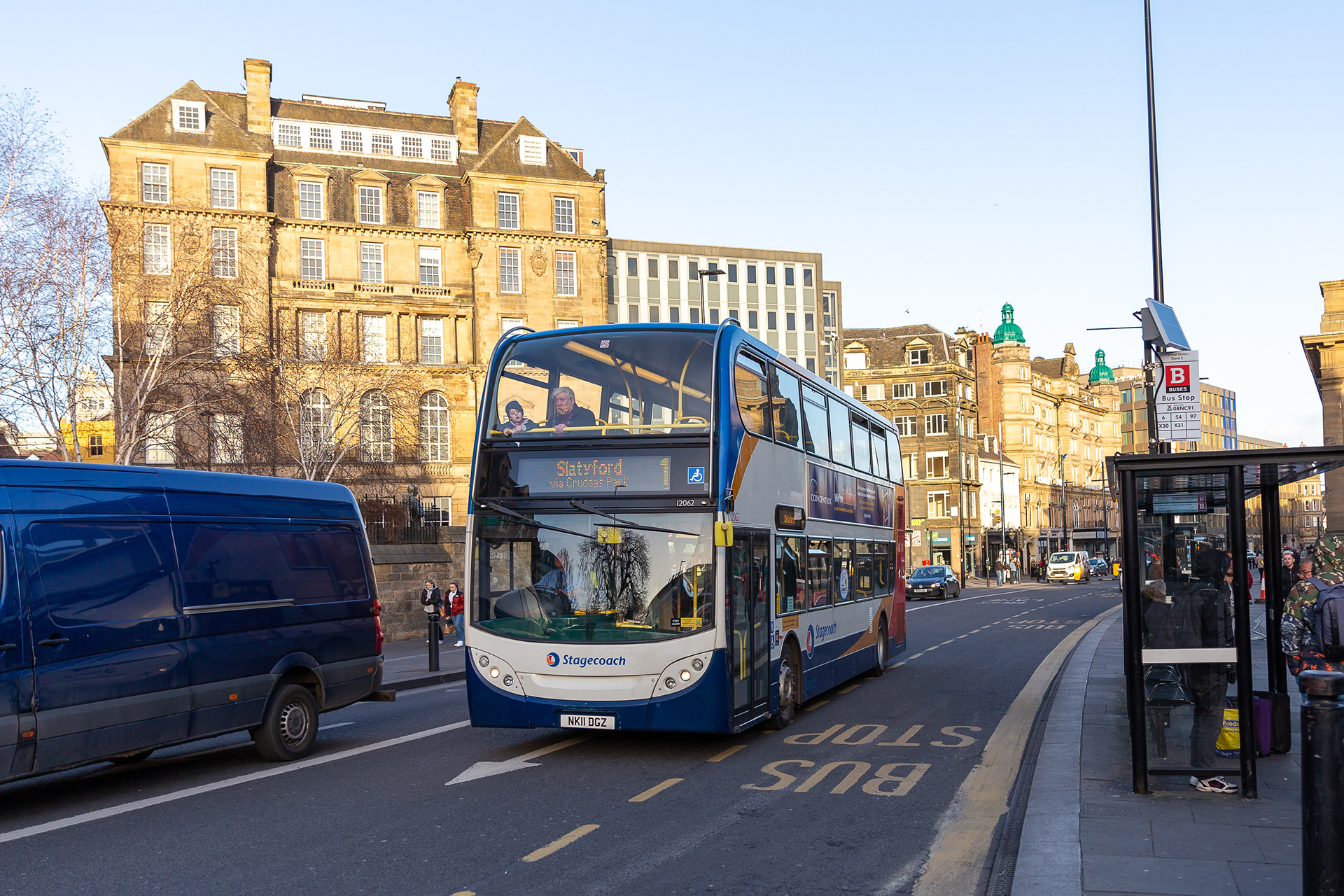 Stagecoach north East ADL Enviro 400H in Newcastle