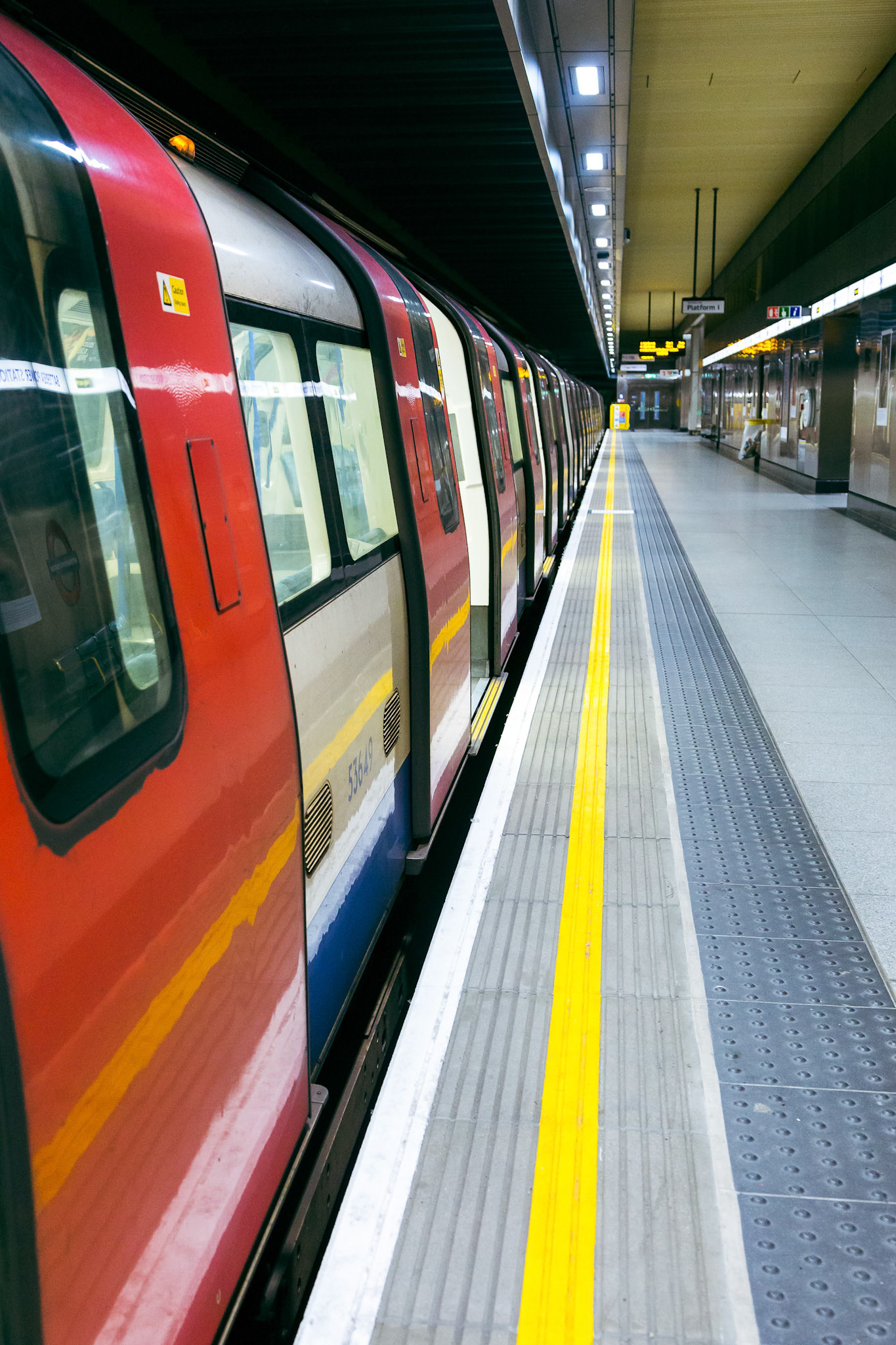 Northern Tube Stock at Battersea Power Station Terminus