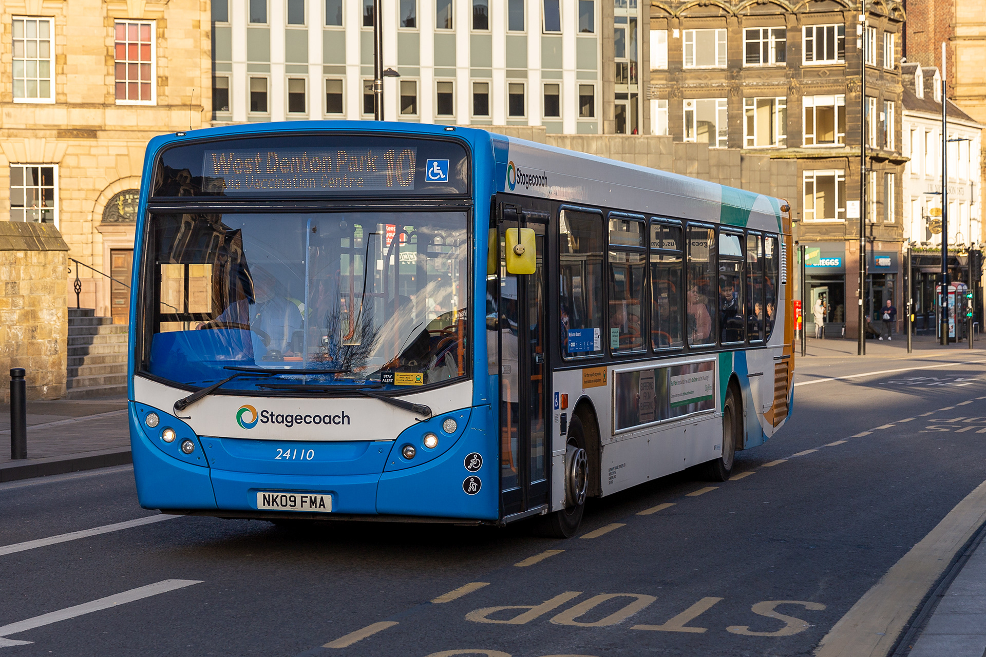 Stagecoach North East MAN Enviro 300 in Newcastle