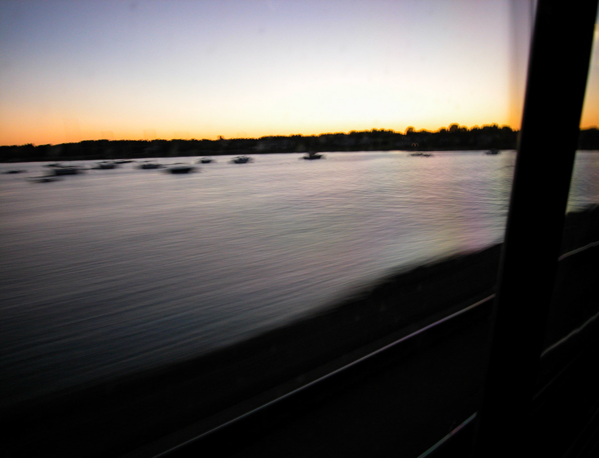 AMTRAK passing Stonington, Connecticut 