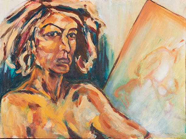 "Now", oil on canvas, 45 x 60 cm