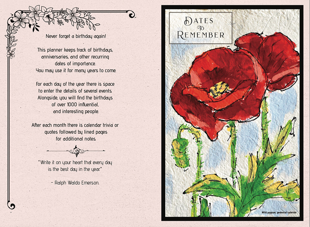 Poppies - Font style 2