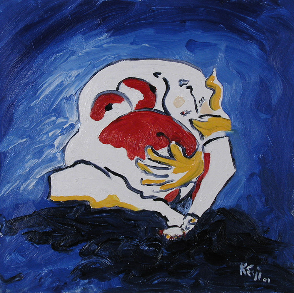 $120, On canvas paper, unmounted