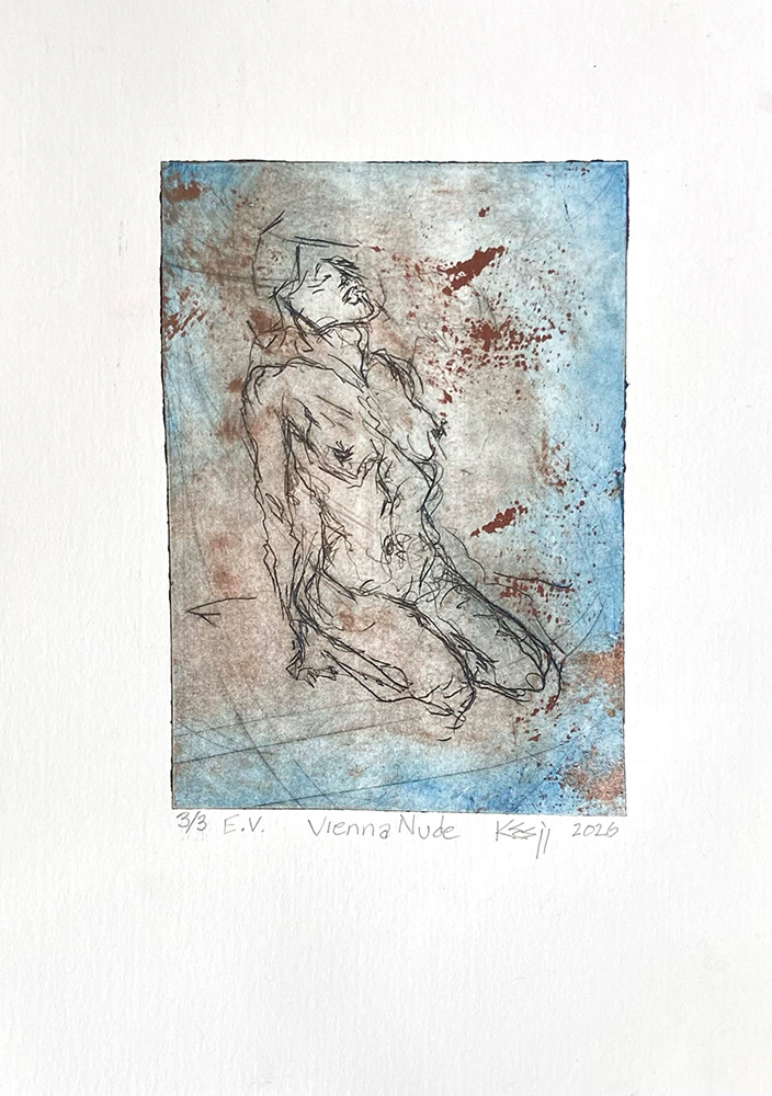 Vienna Nude 3/3, Dry point