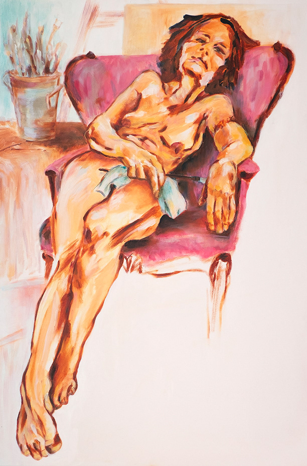 "New Canvas", oil on canvas, 90 x 60 cm