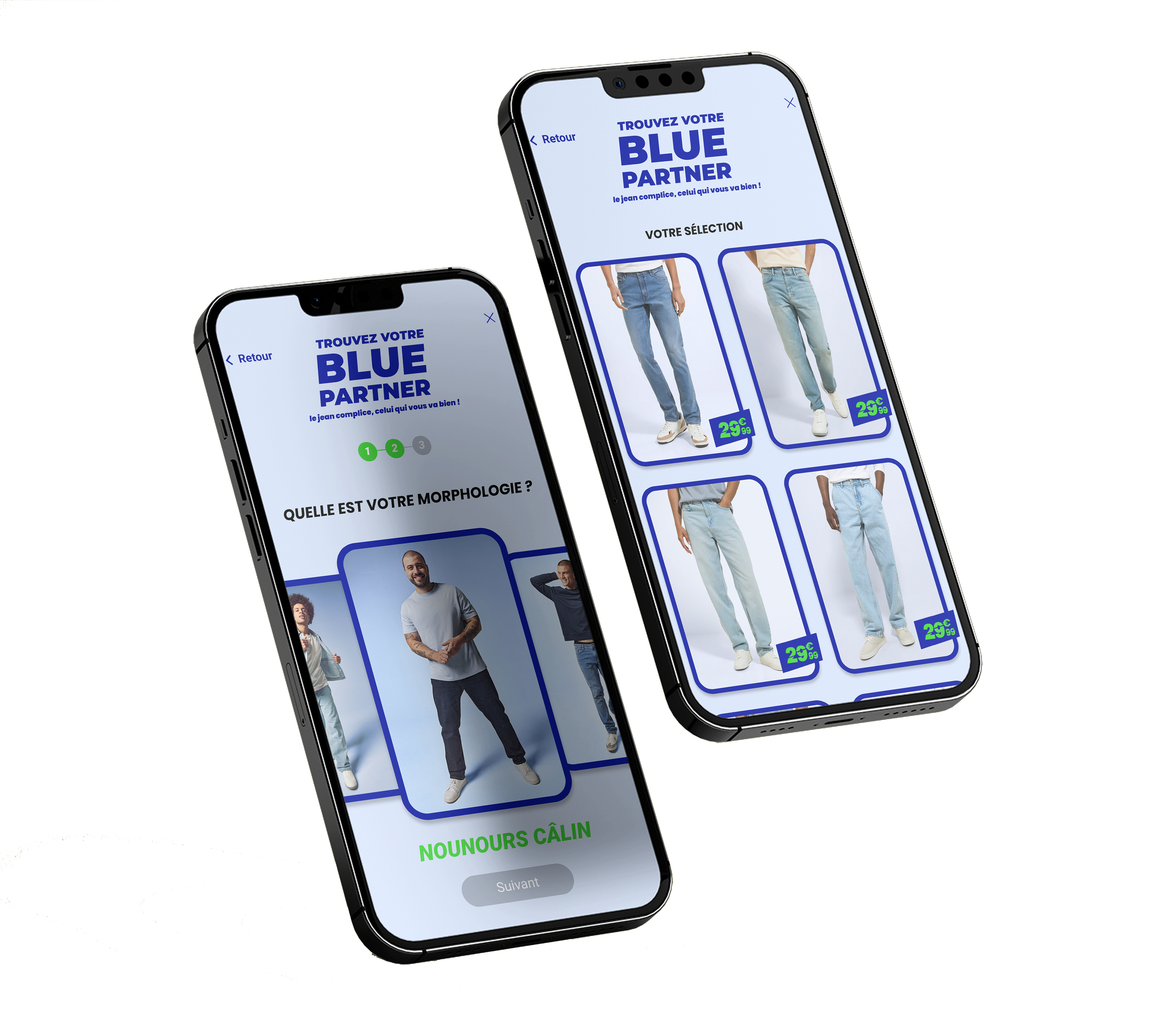 Visuel du "Blue Partner" avec Jules