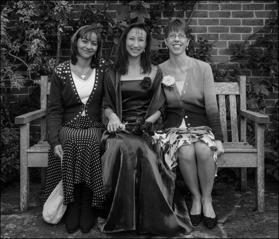 Syl, Sonia & Kathy: Bride and Maids of Honour, 2006.