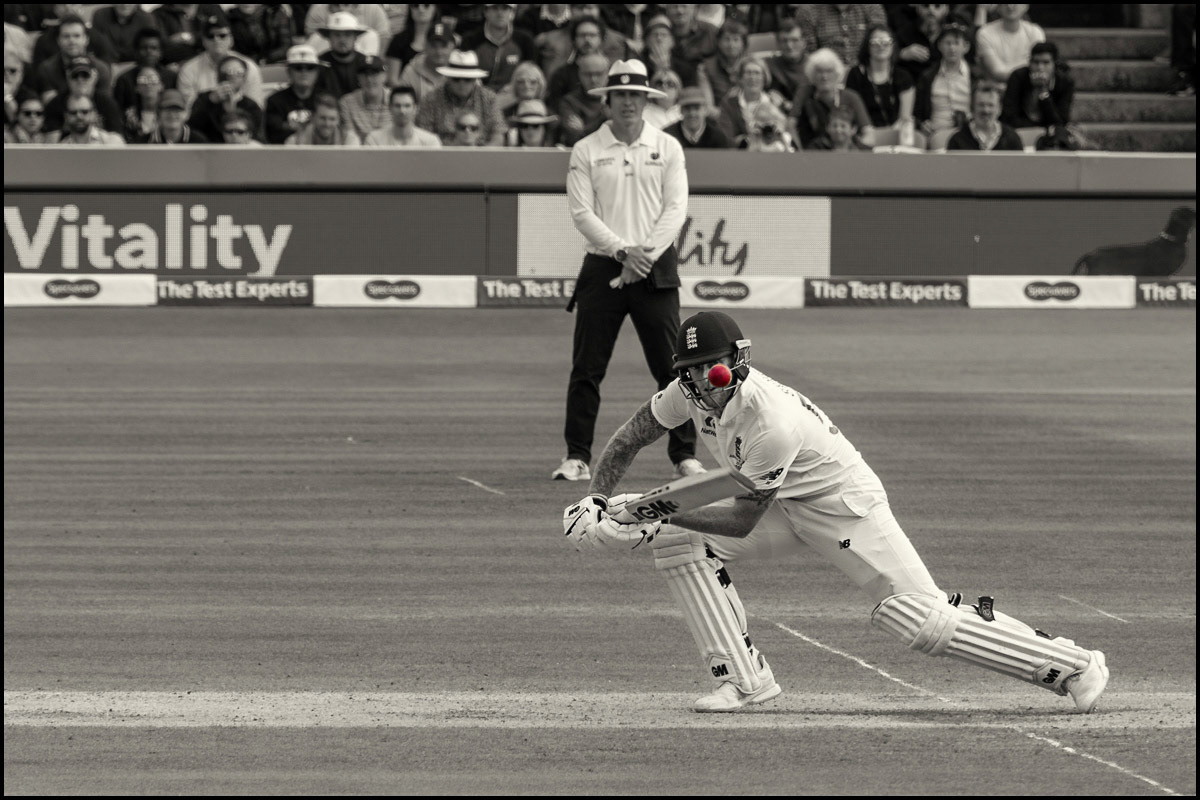 2nd Ashes Test, Lord's: Ben Stokes of England Keeps his Eye on the Ball
