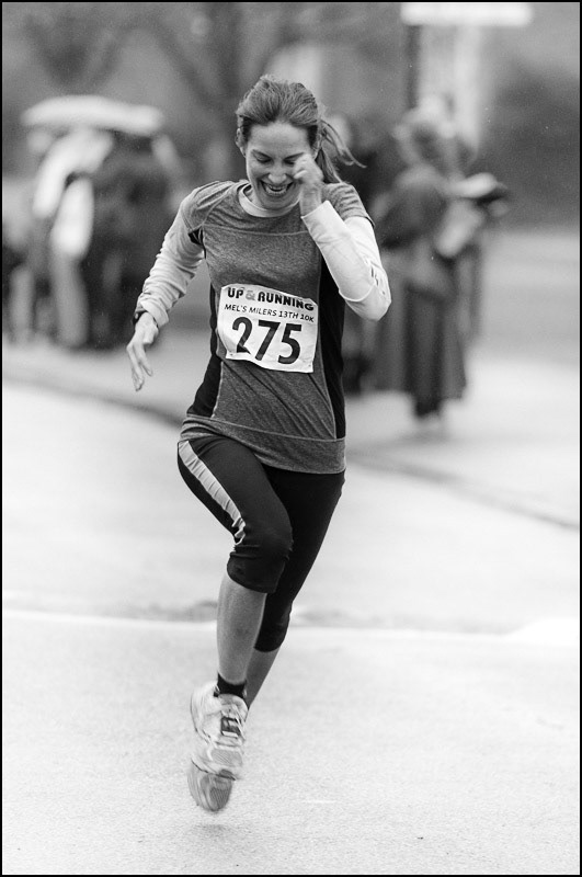Johanna Terry, Mels' Milers 10K, 2015. 