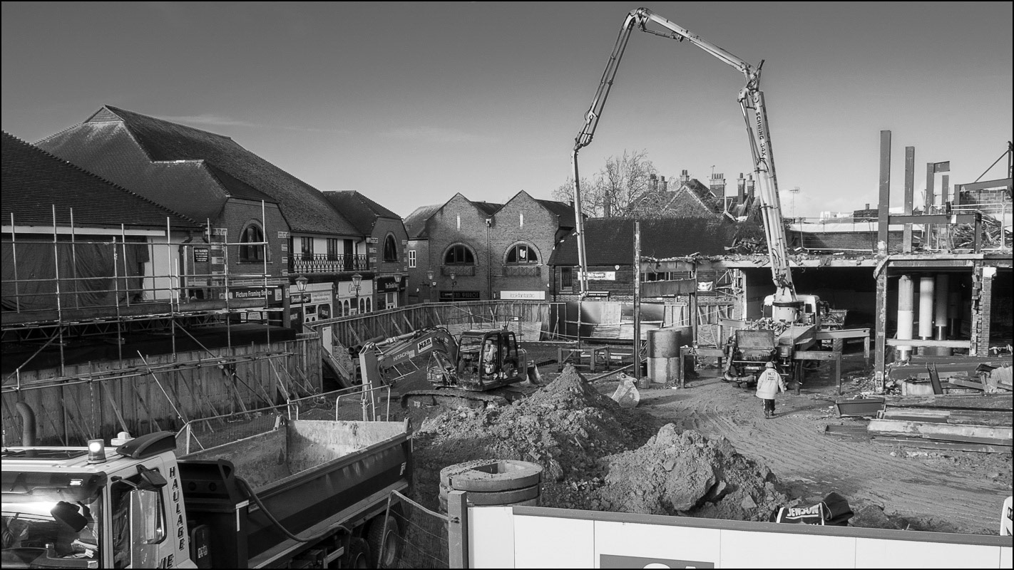 January 25th | Demolition II  The site of the old Waitrose building in Pirie's Place, Horsham.