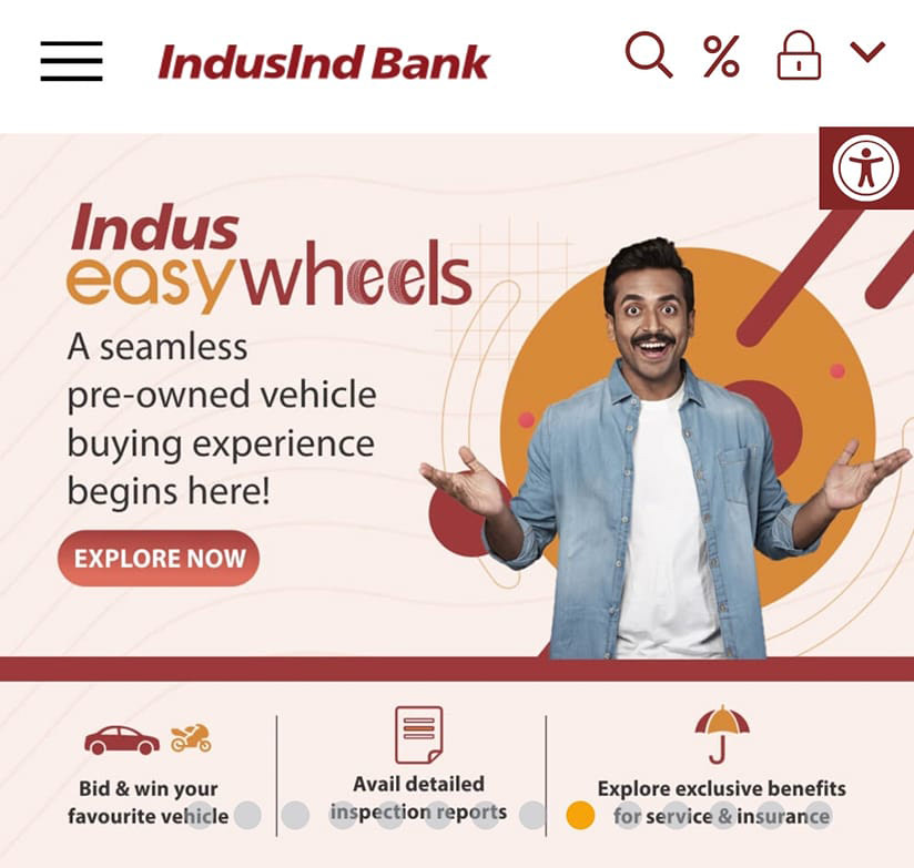 IndusInd Bank Used Car Loan