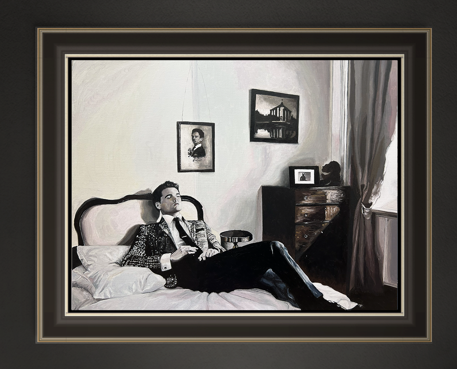 Das Ich im Traum, 40x50 cm, 2026, Öl auf Malplatte