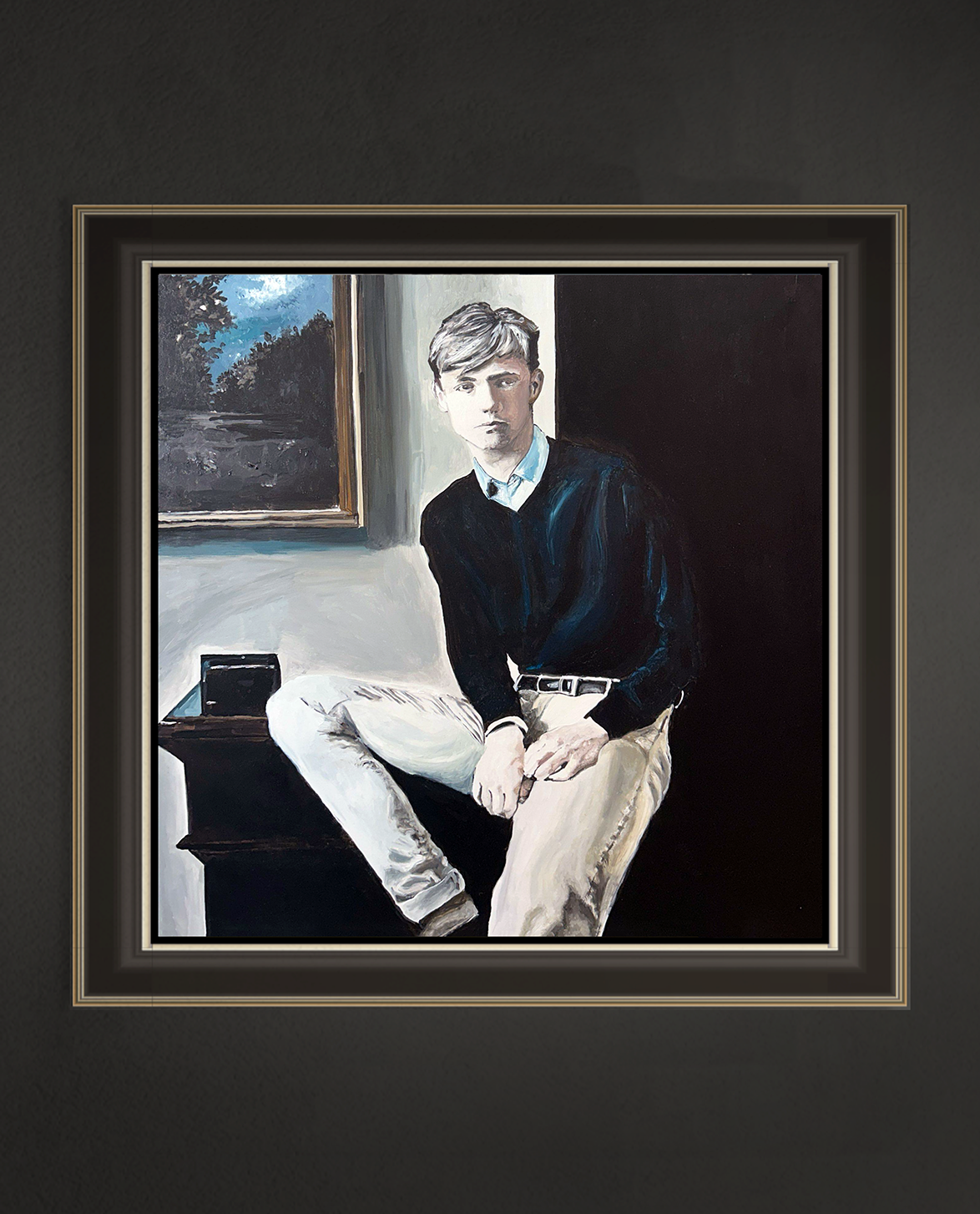 Lars, 65x65 cm, Acryl auf Leinwand