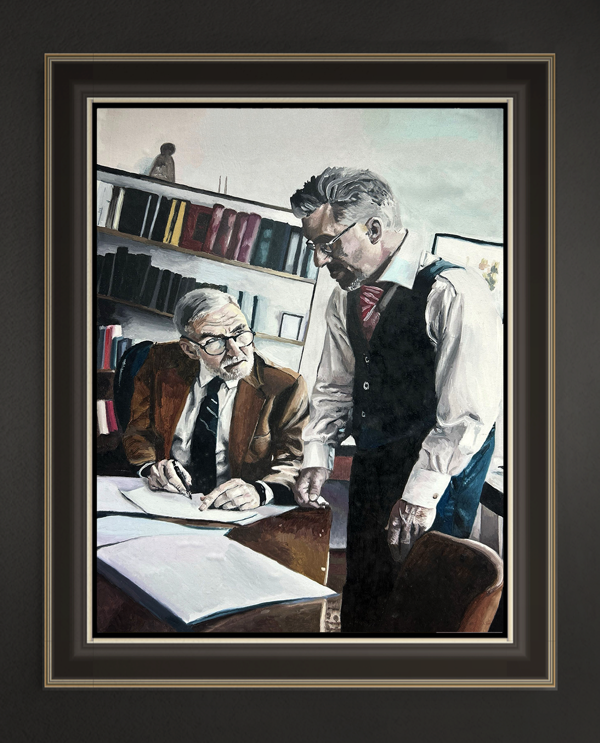 Ohne Titel, 52x41 cm, 2025, Öl auf Malplatte