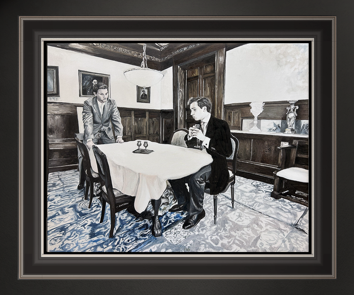 Eine unerwartete Offenbarung, 50x60 cm, Öl auf Leinwand