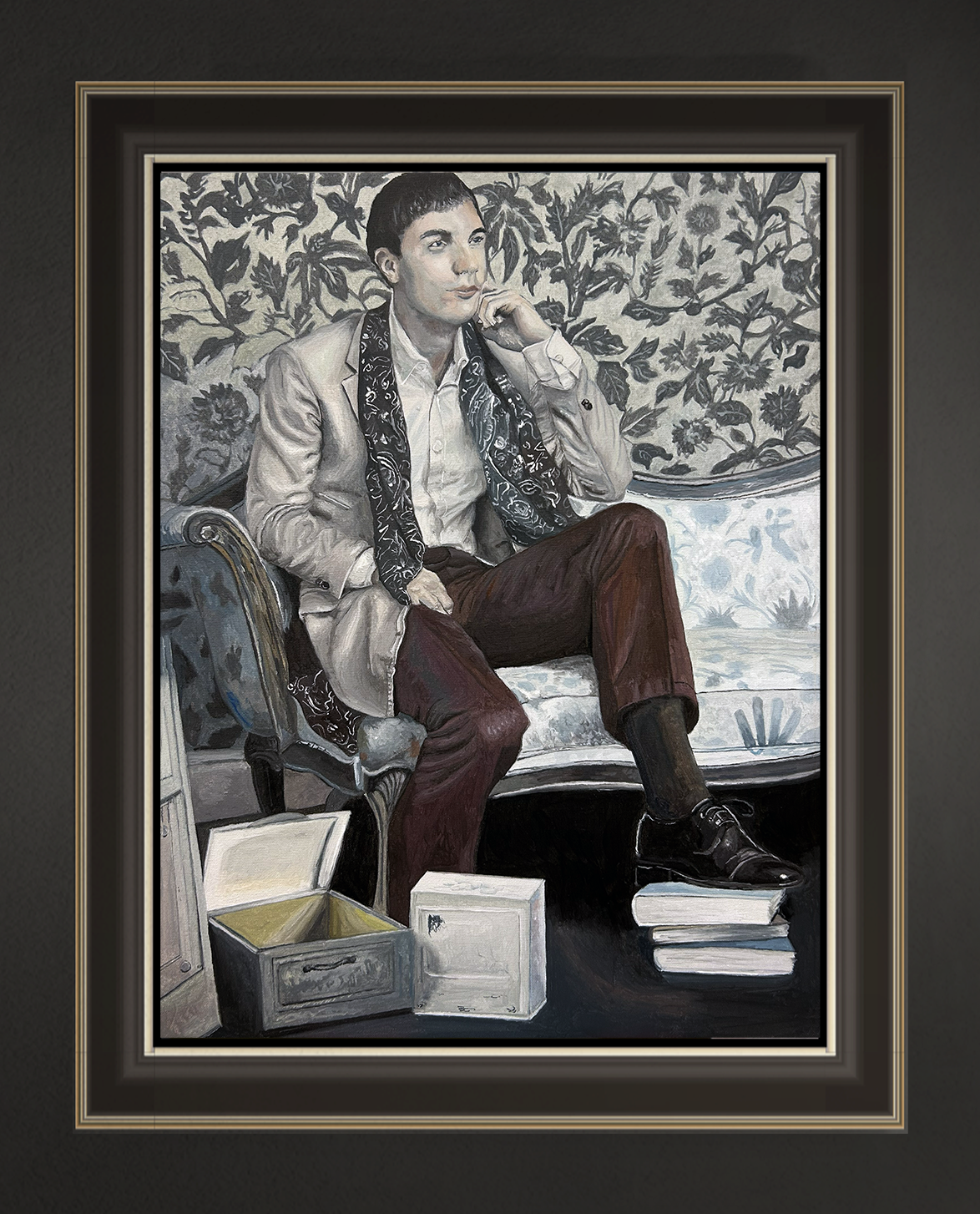 Ohne Titel, 40x30 cm, 2026, Öl auf Leinwand