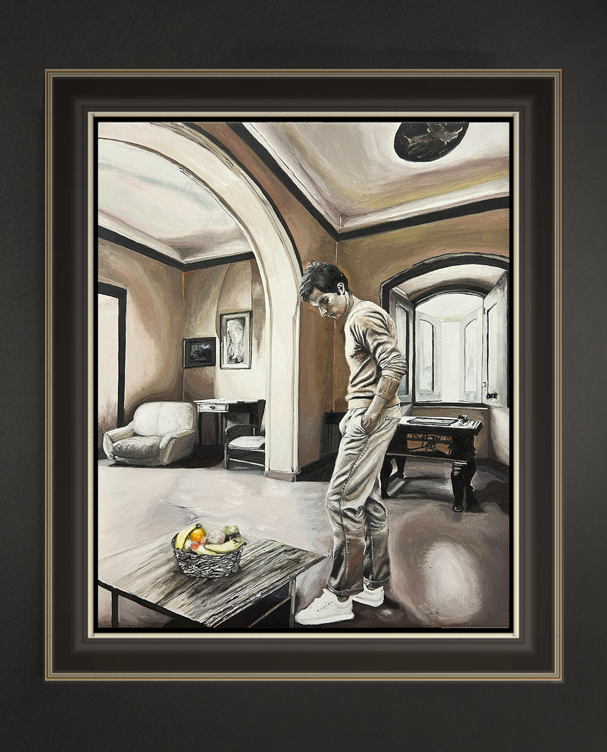 Früchte für einen Sommertag, 50x40 cm, 2026, Öl auf Leinwand