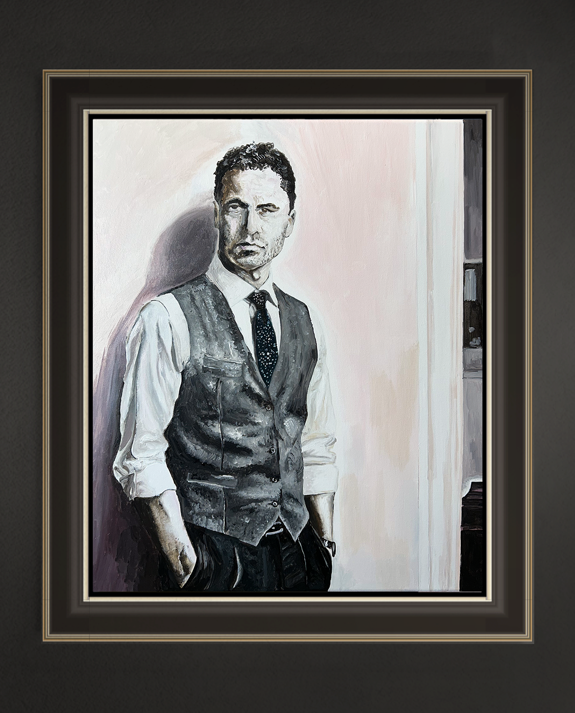 Till, 60x50 cm, Acryl auf Leinwand