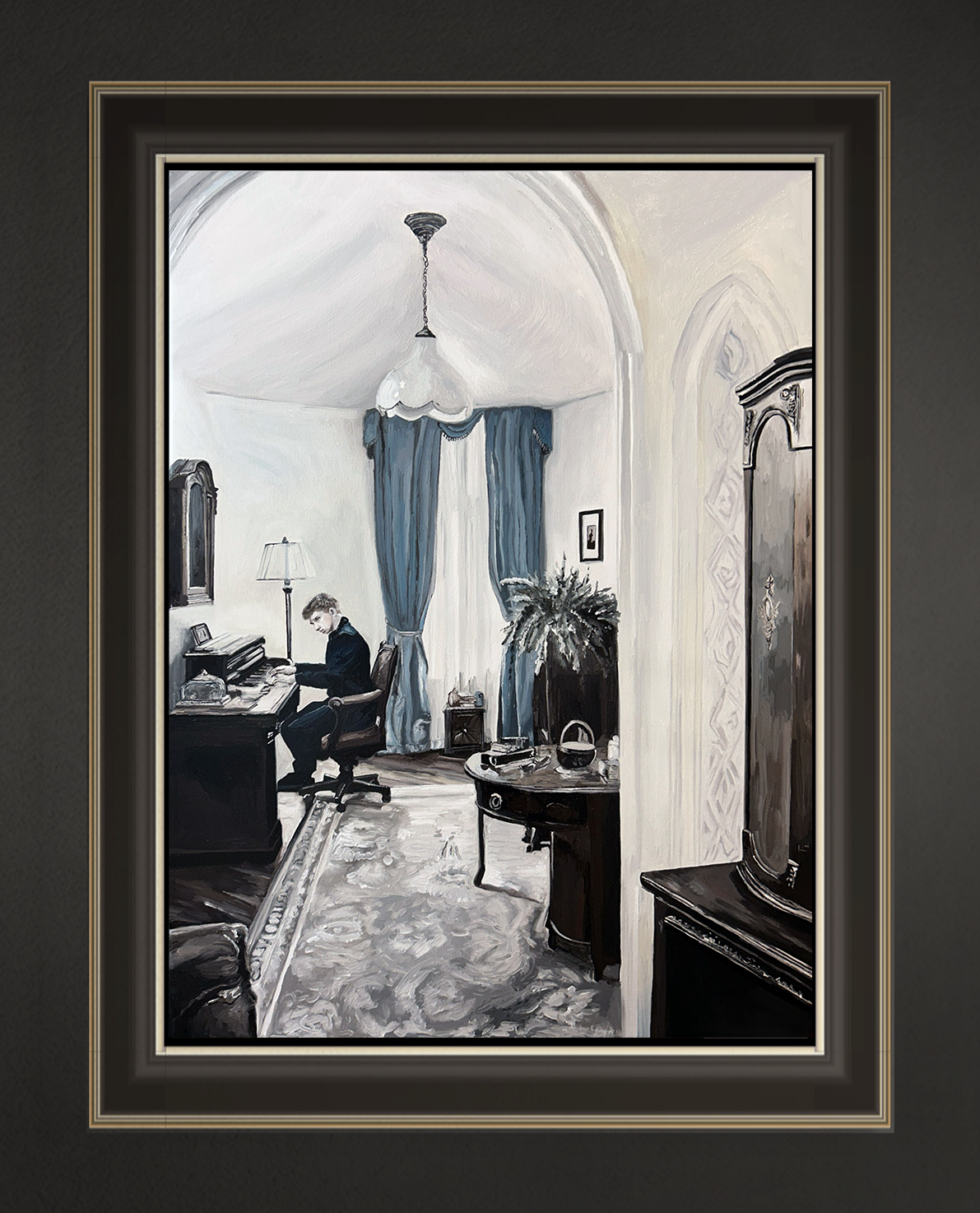 Ohne Titel, 80x60 cm, 2026, Öl auf Leinwand