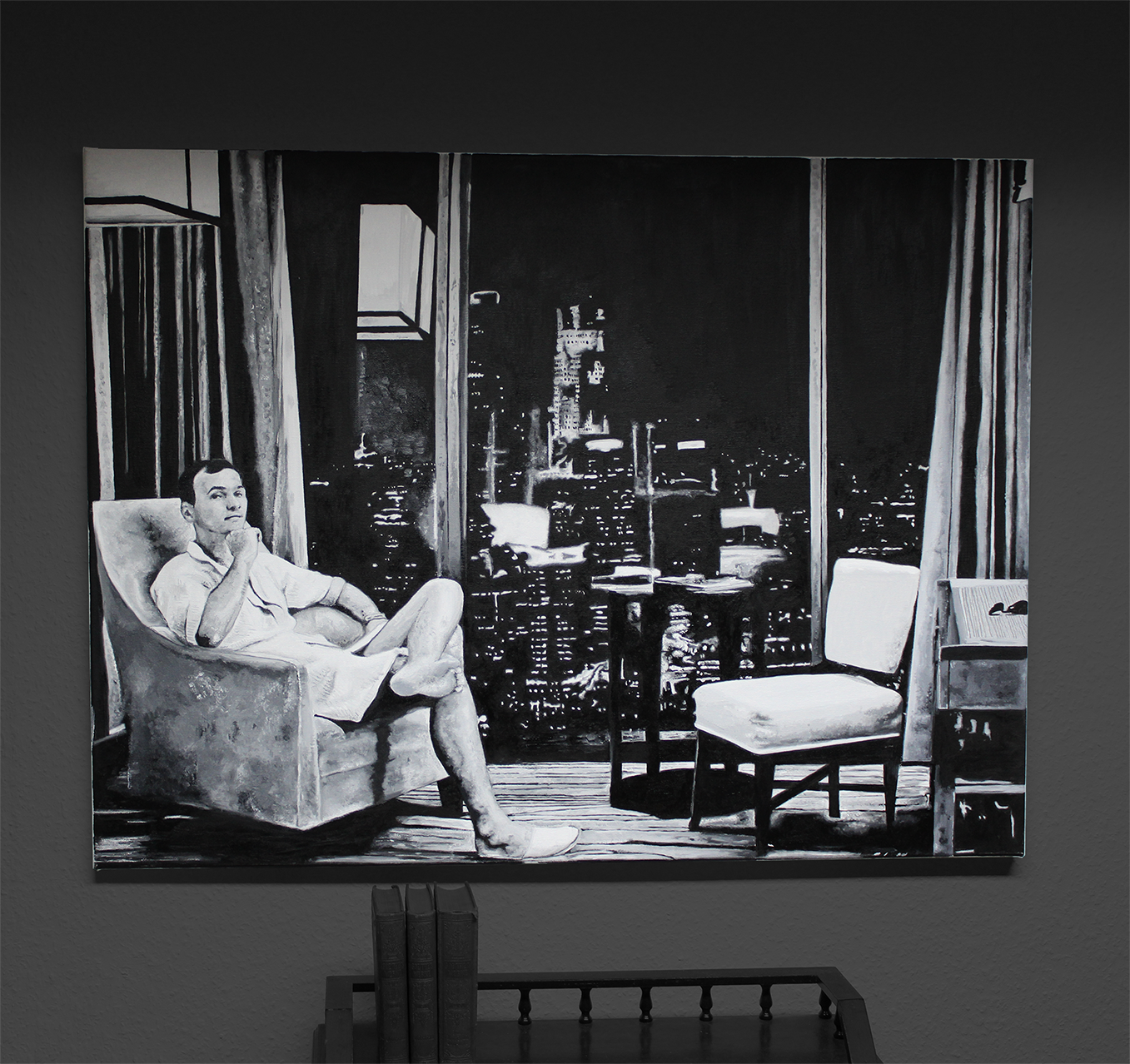 Ohne Titel, 75x100 cm, 2024,  Öl auf Leinwand, nicht verfügbar