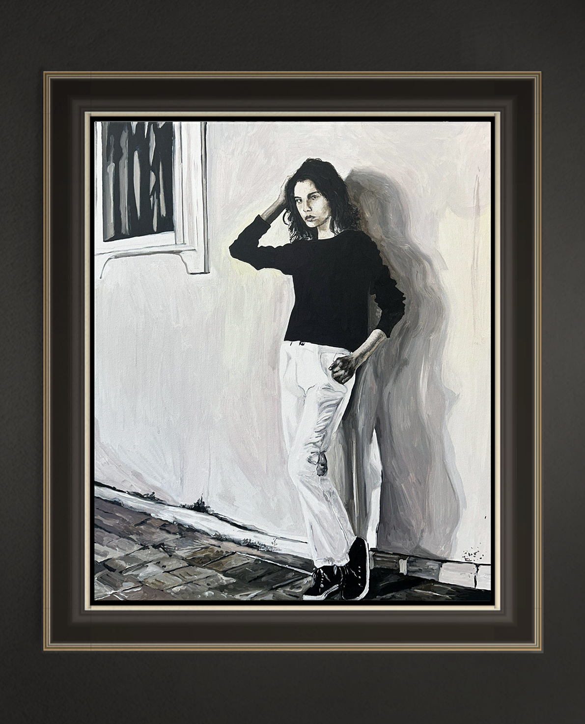 Larissa, 60x50 cm, Acryl auf Leinwand
