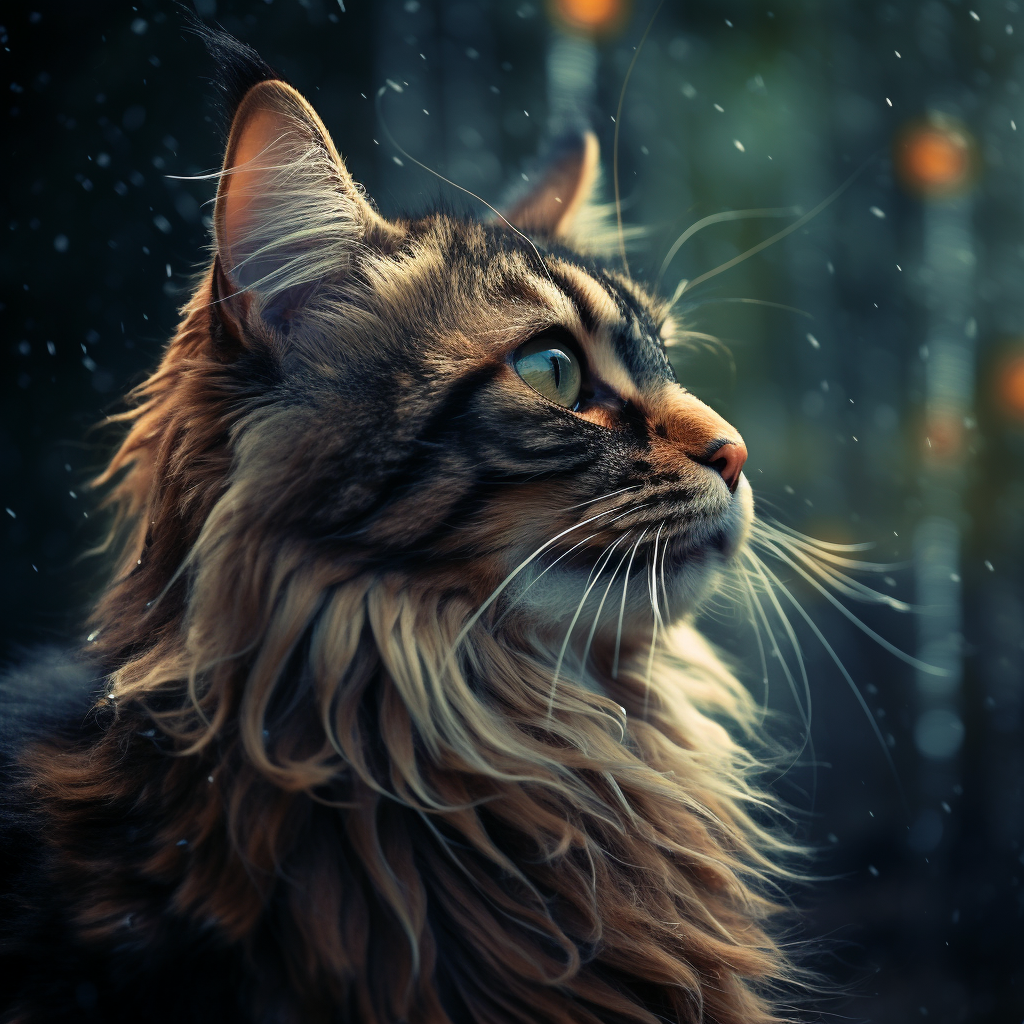 Coon's captivating forest exploration