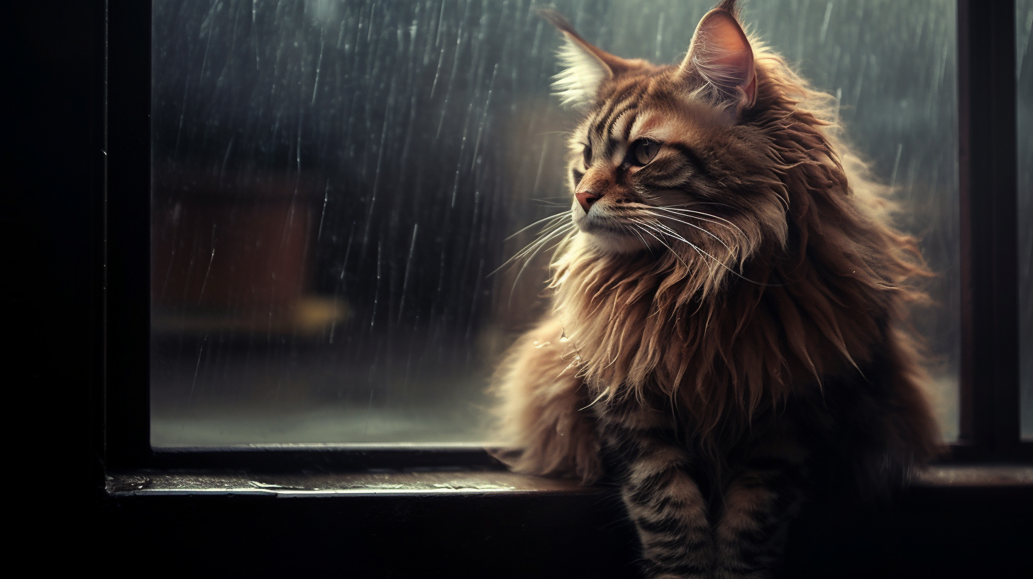 Melancholic Mews: Raindrop Resonance