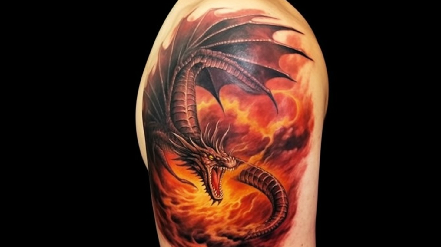 Flight of Fantasy: Dragon Soaring Skyward