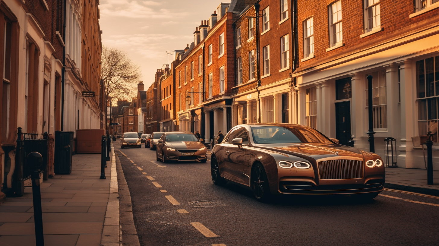 Golden Hour in Old London