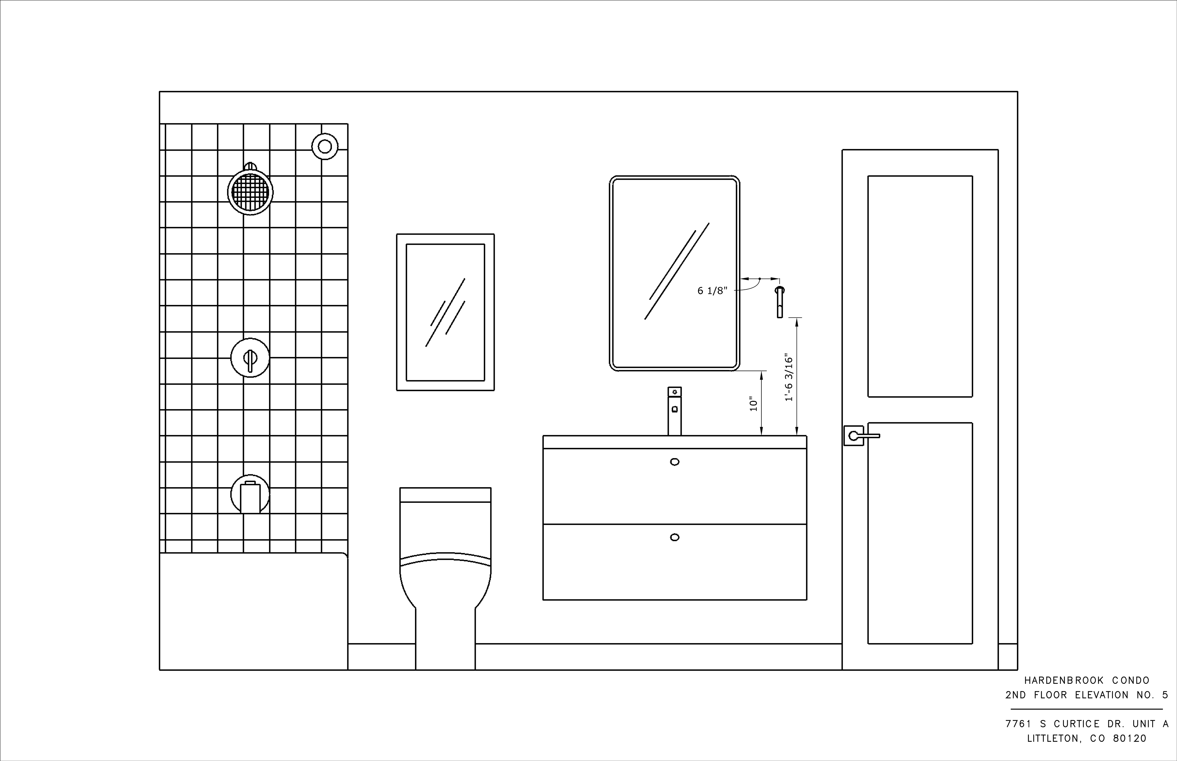 Second Floor Interior Elevation V