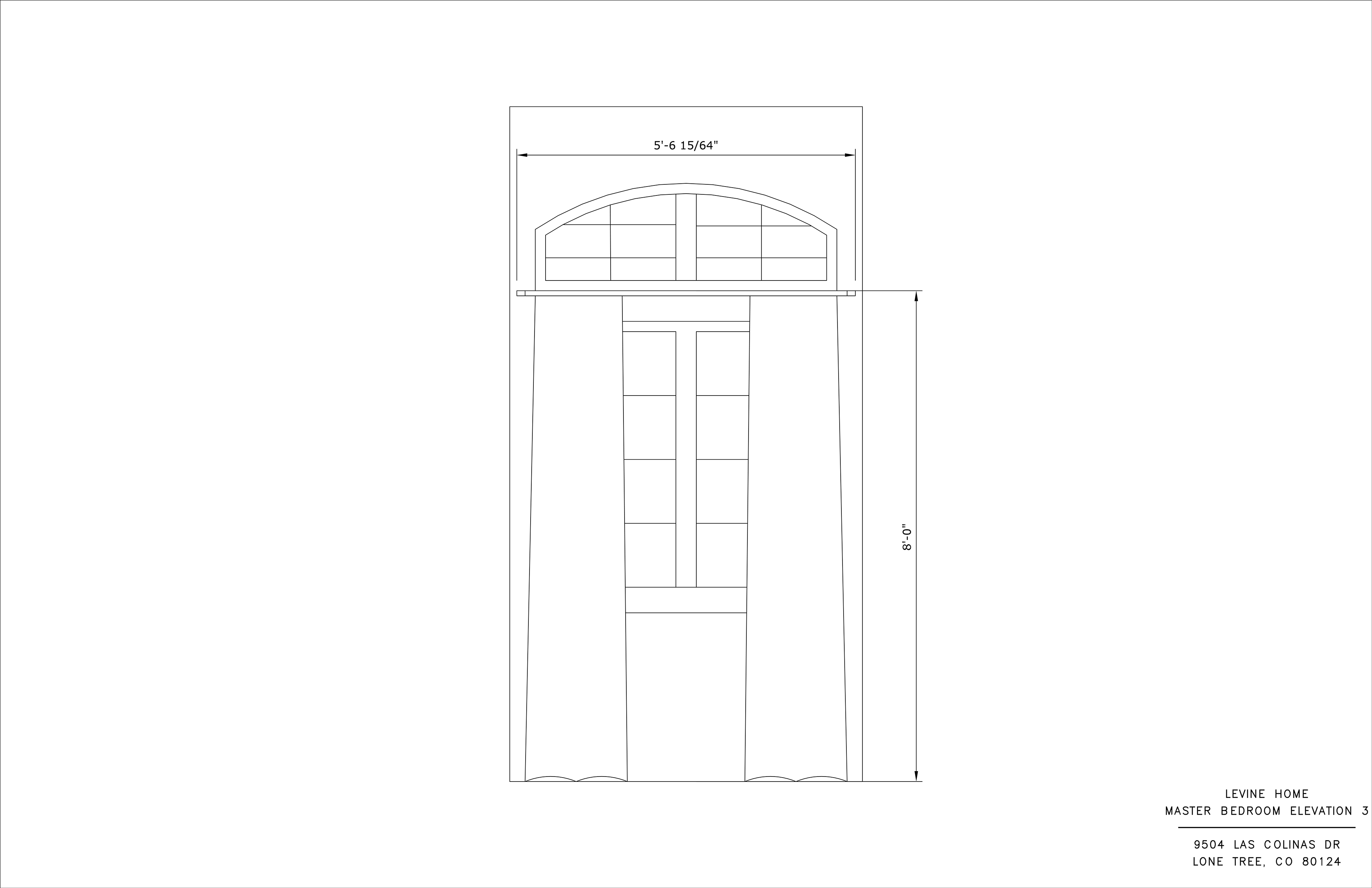 Primary Bedroom Interior Elevation III