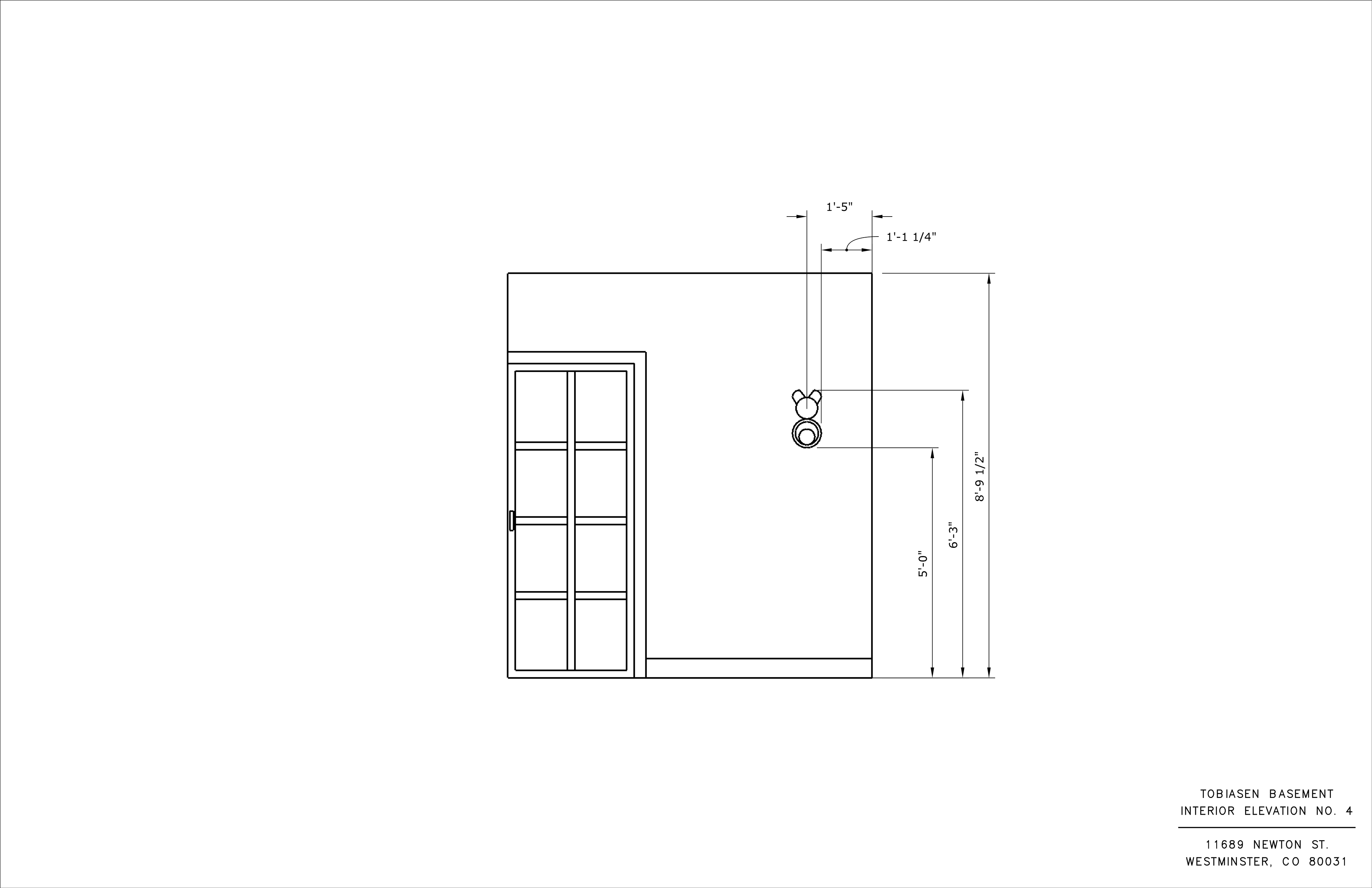Basement Interior Elevation Four