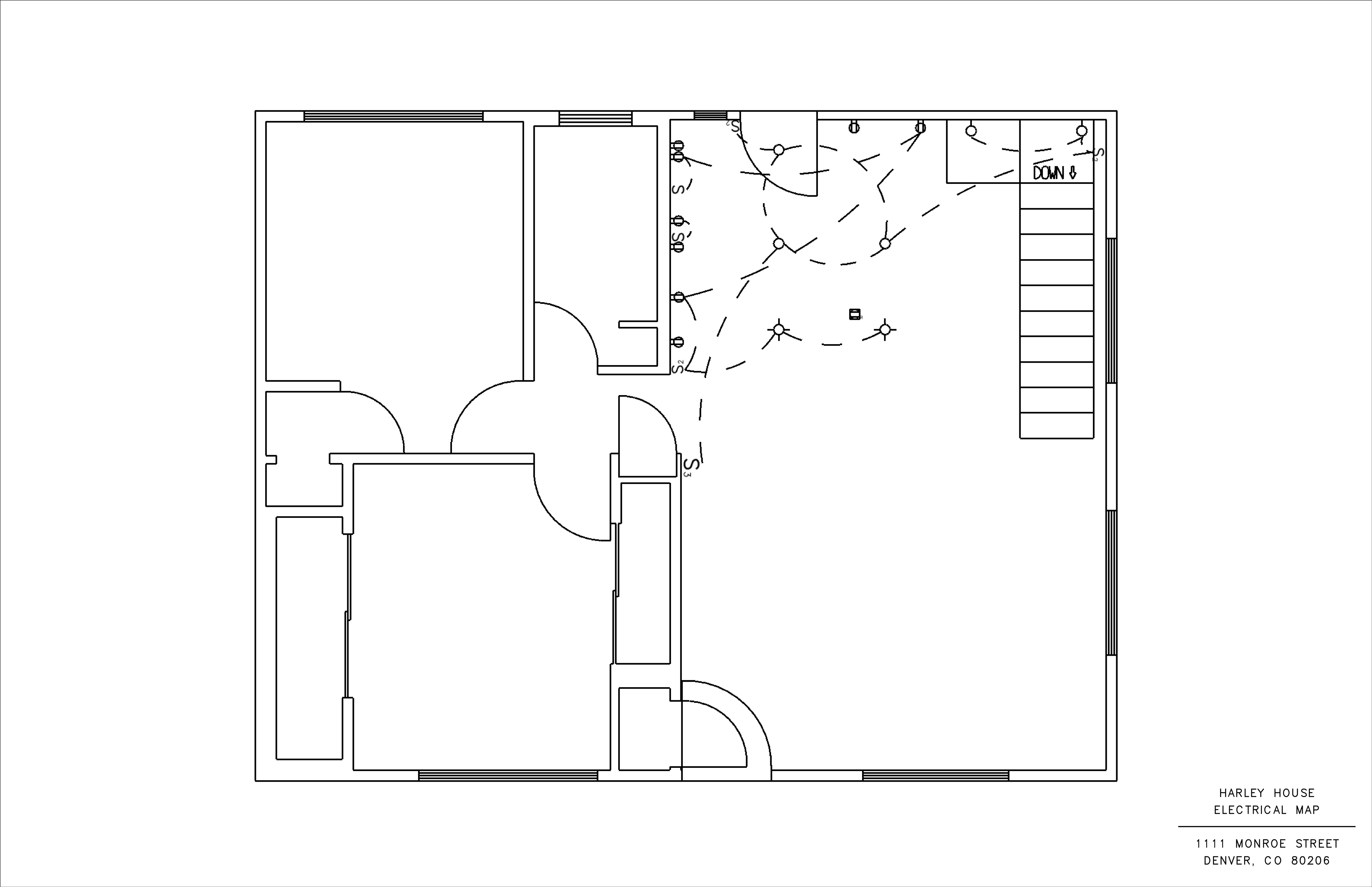Kitchen Electrical Map