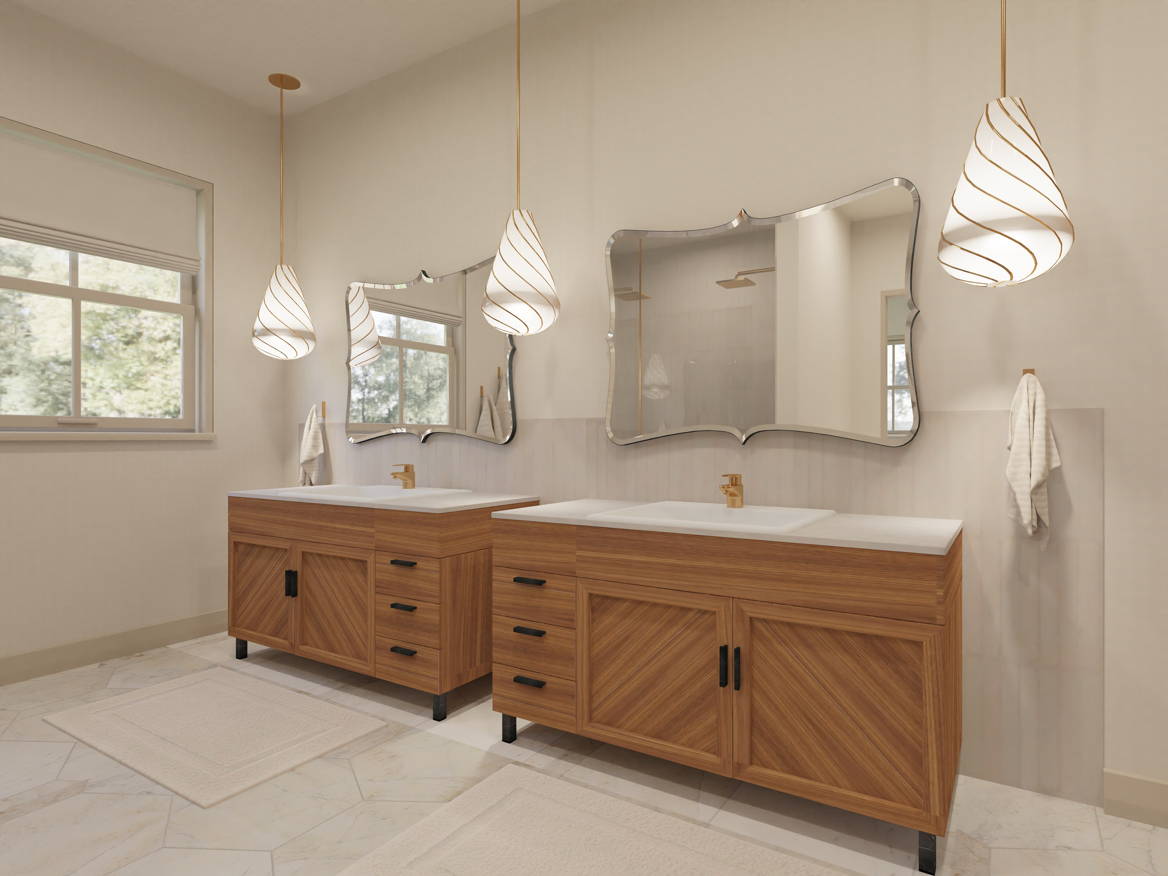 Primary Bathroom View I
