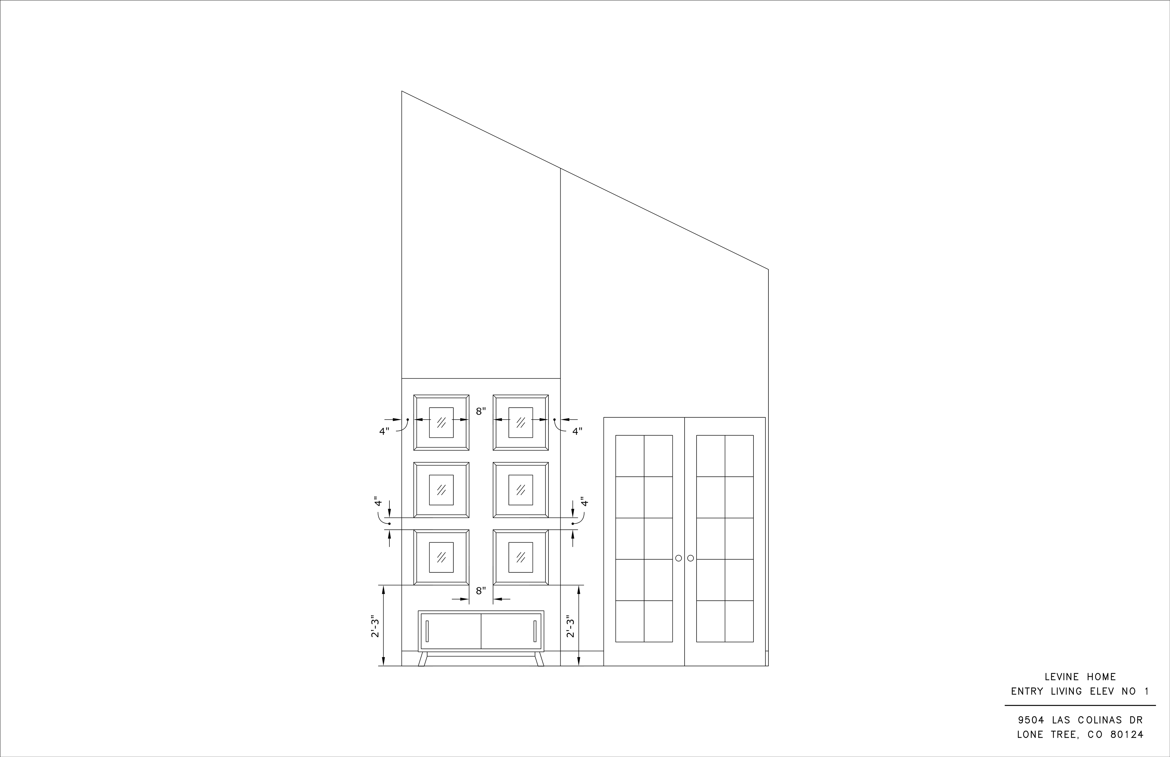 Entry Living Interior Elevation I