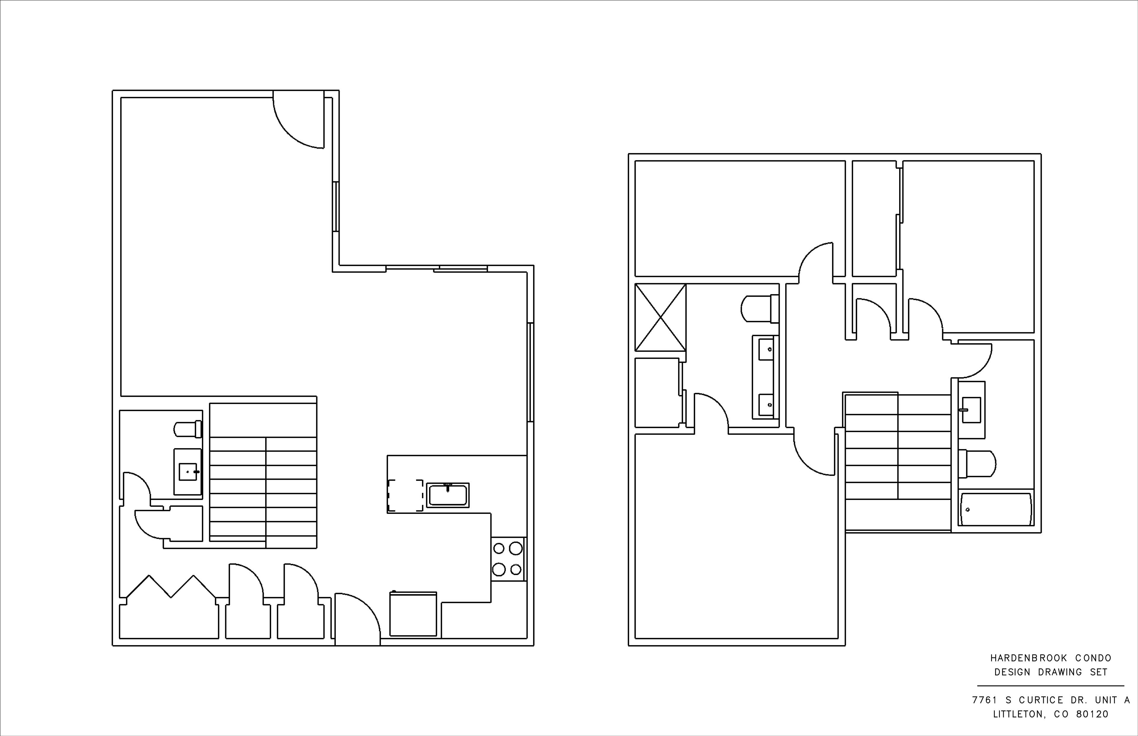 Main Floor + Second Floor Plans