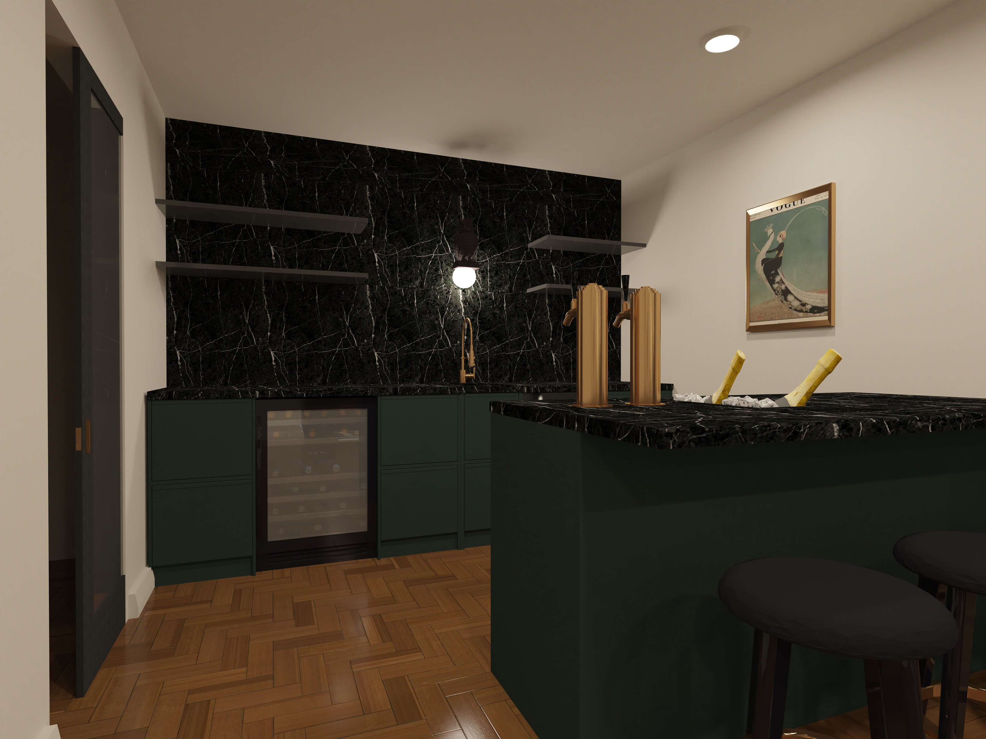 Wet Bar View II