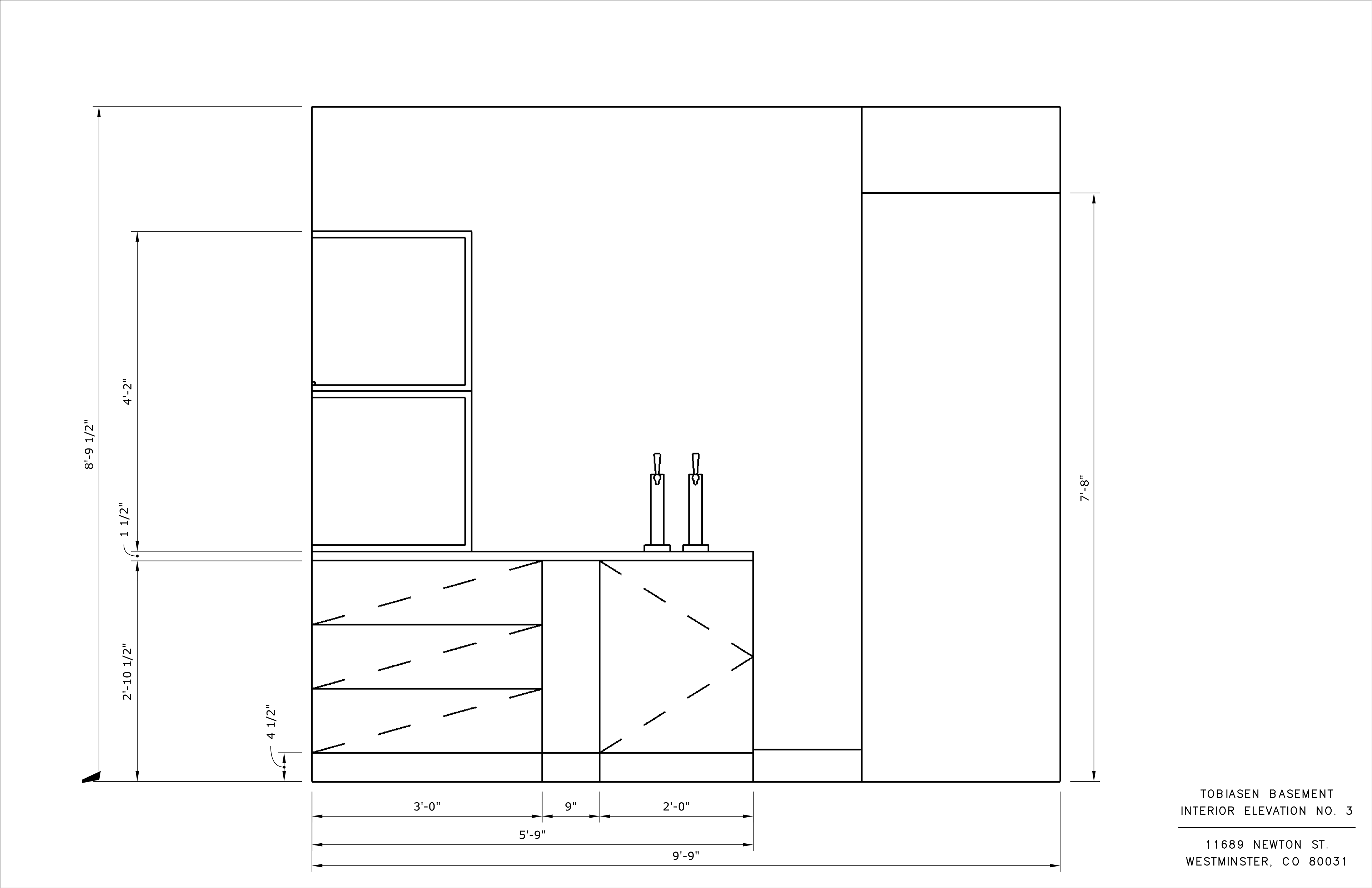 Basement Interior Elevation Three