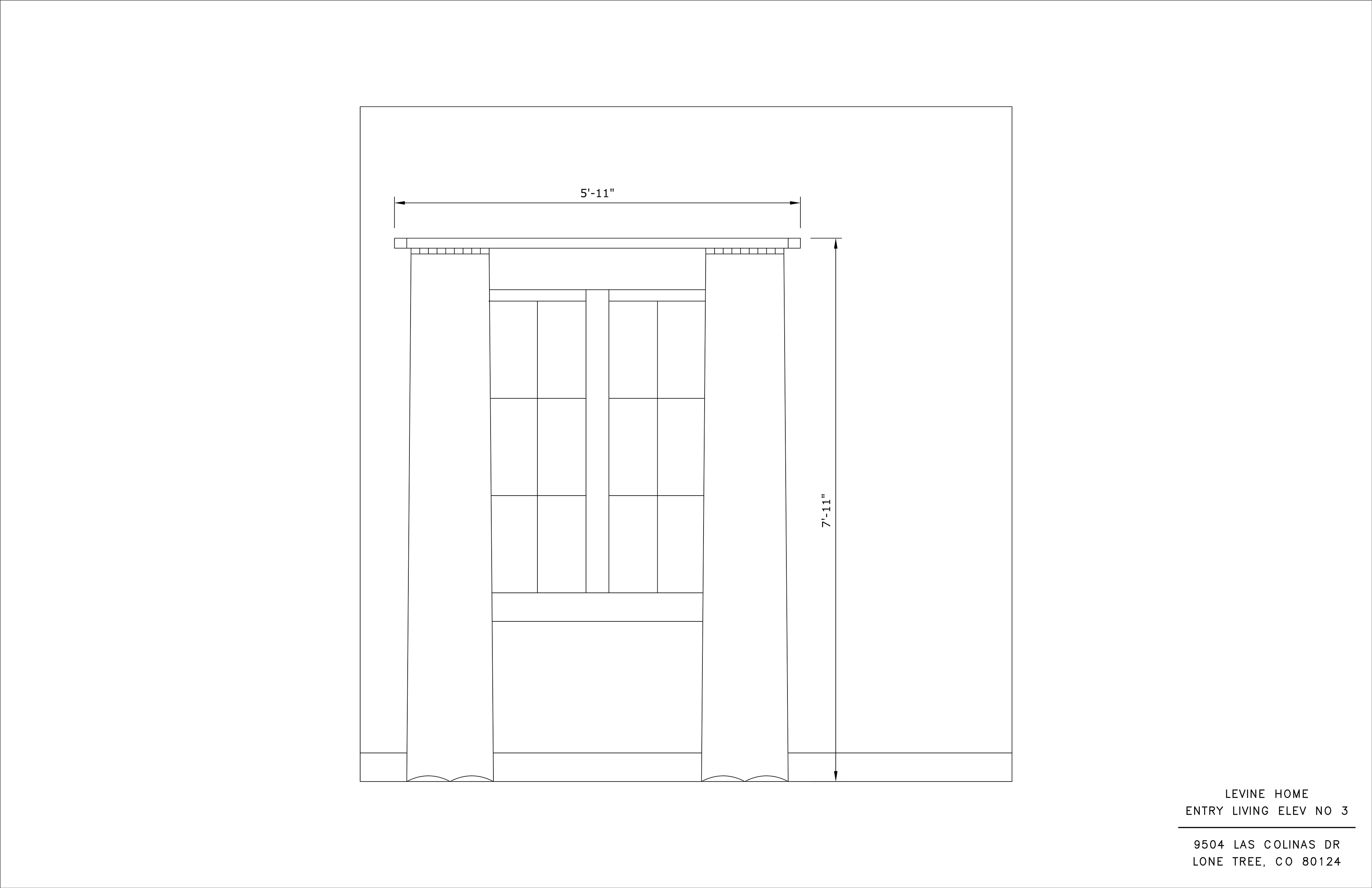 Entry Living Interior Elevation III