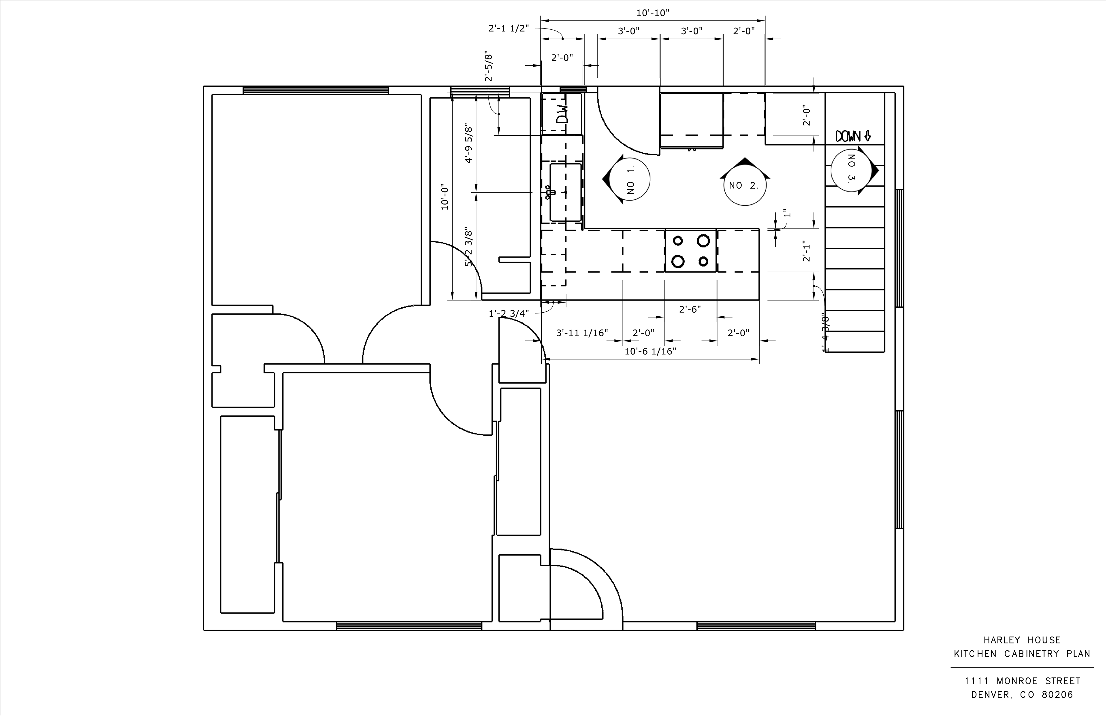 Kitchen Cabinetry Plan