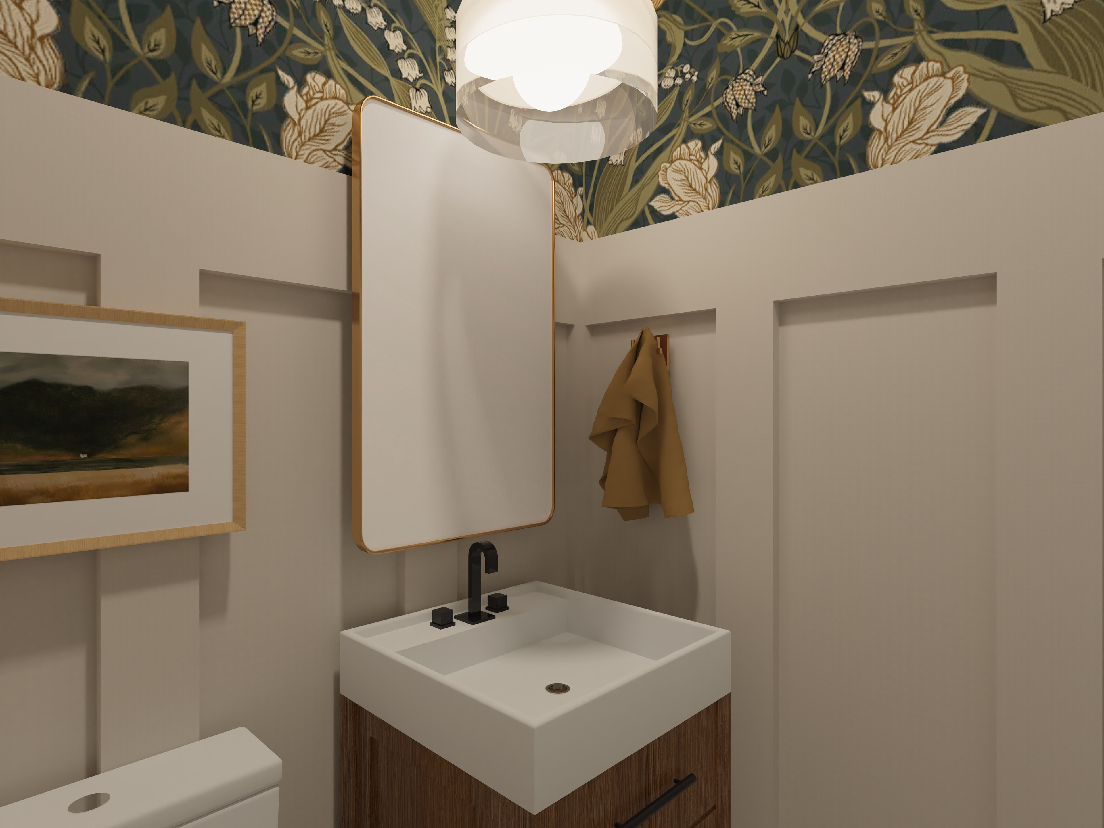 Powder Bath View I