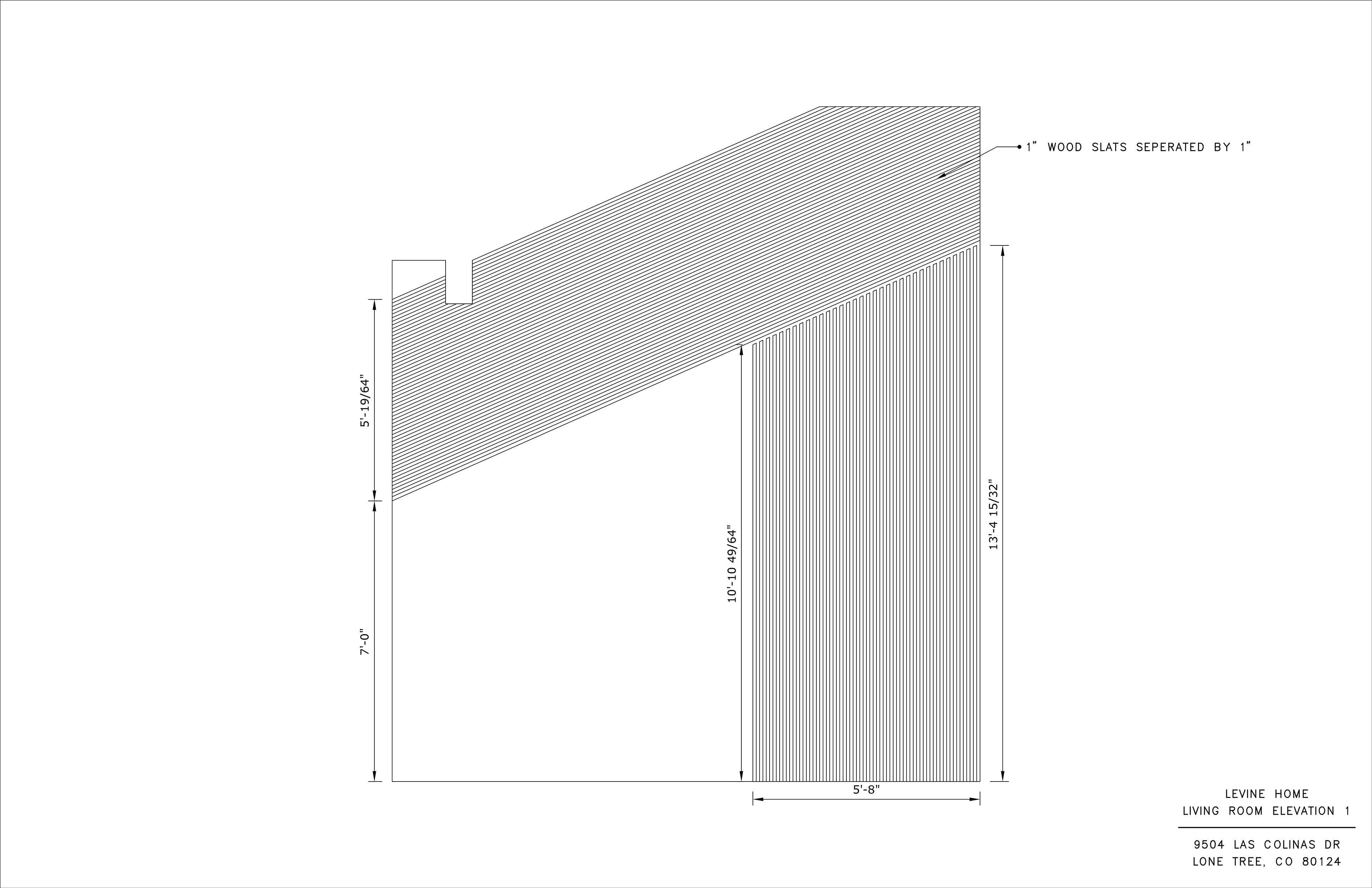 Family Room Interior Elevation II
