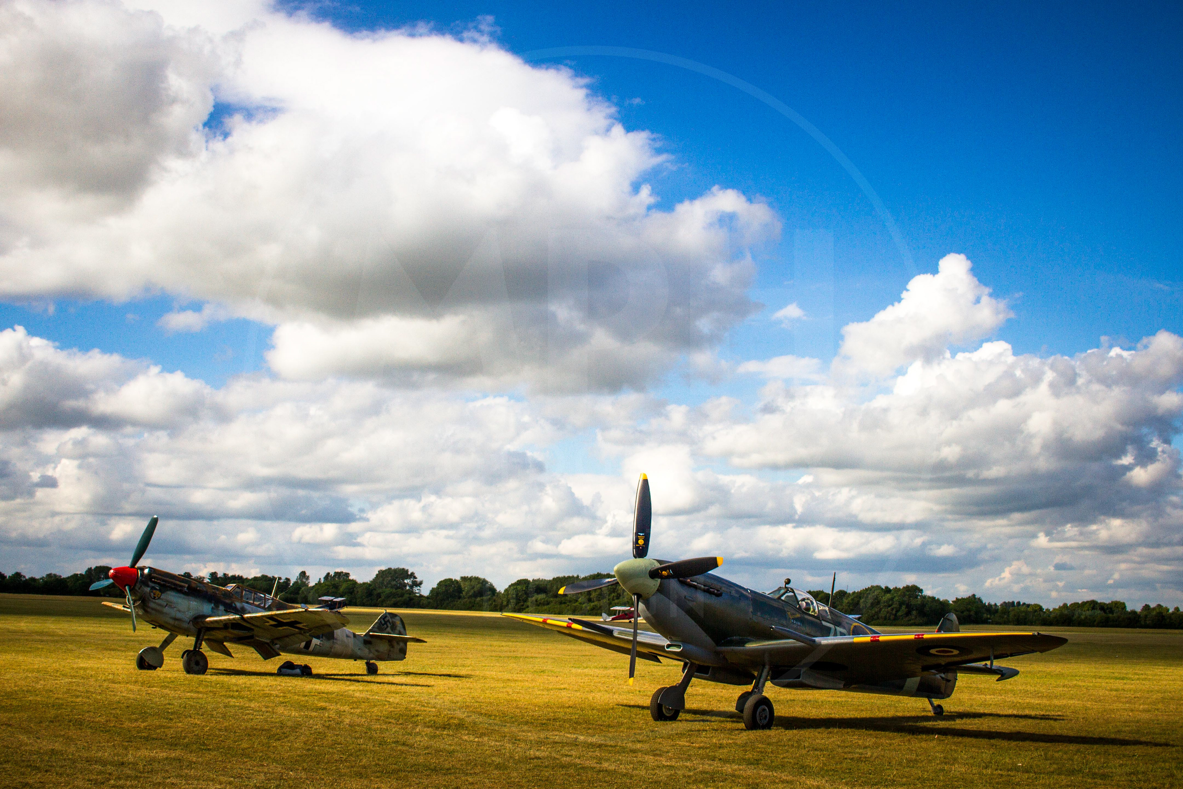 2017 Flywheel Festival, Messerschmitt and Spitfire