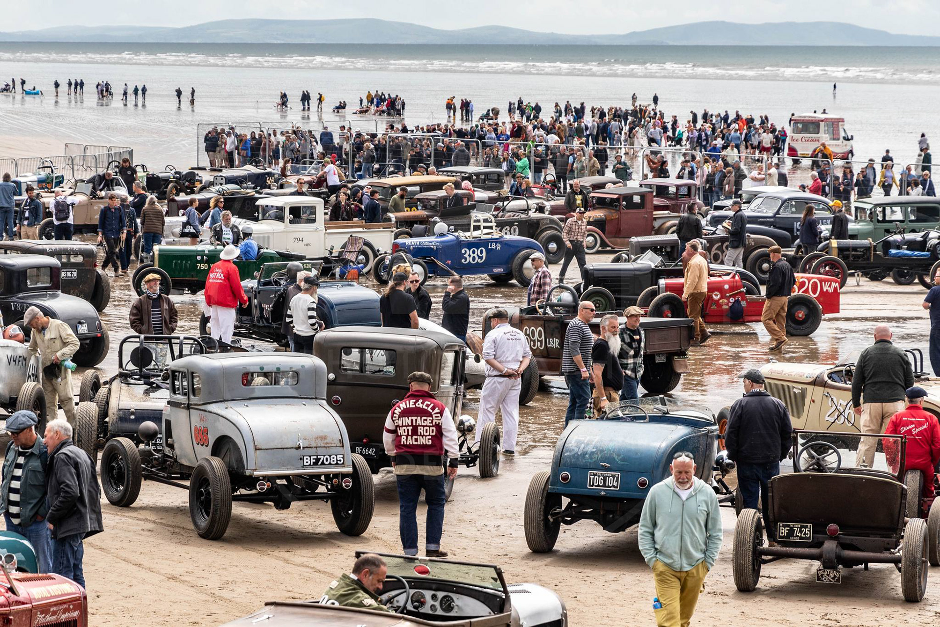 2024 Pendine Sands Hot Rod Races, Pendine Sands Beach