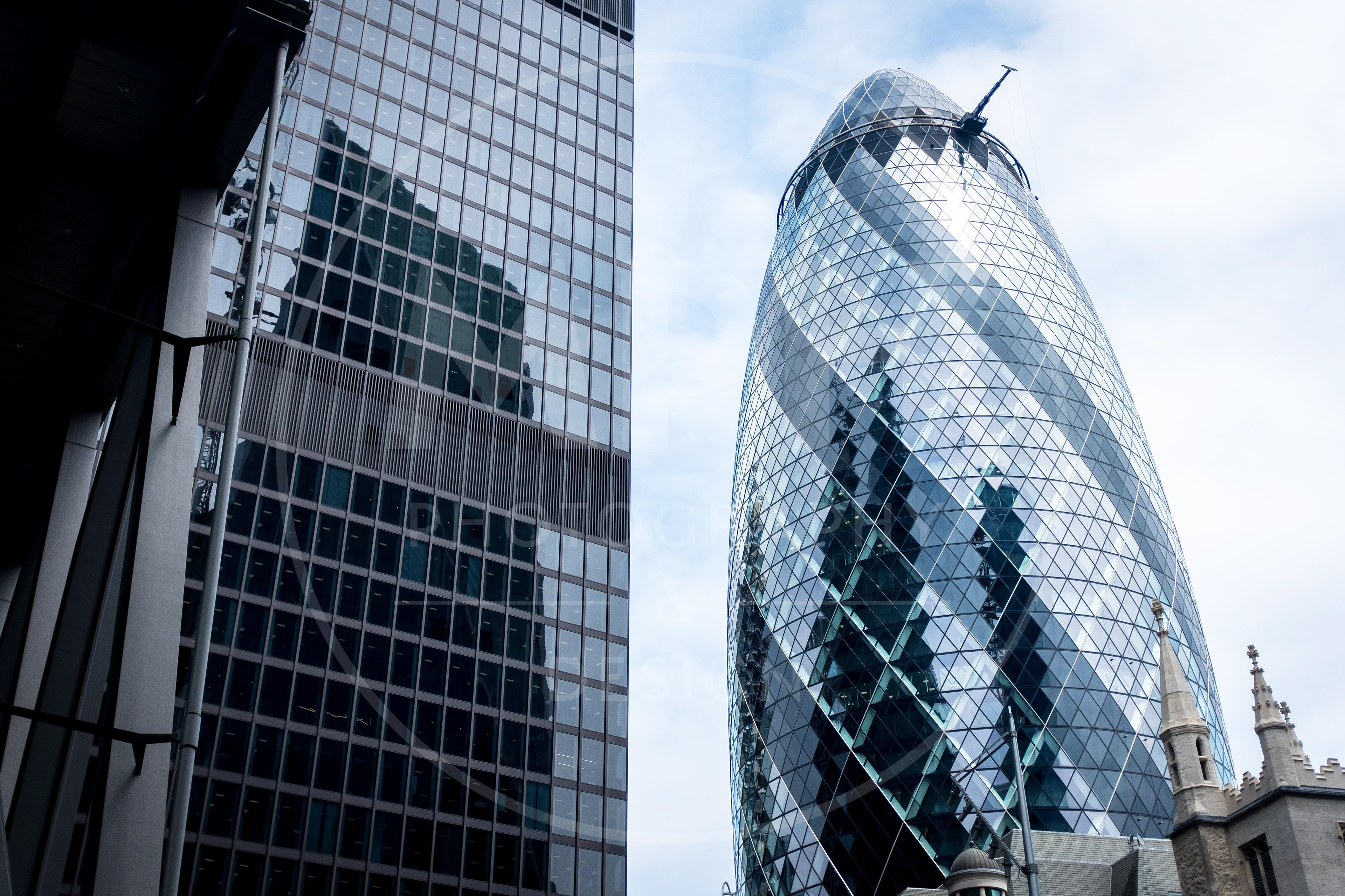 The Gherkin, London (taken for The Bull & The Hide, London)