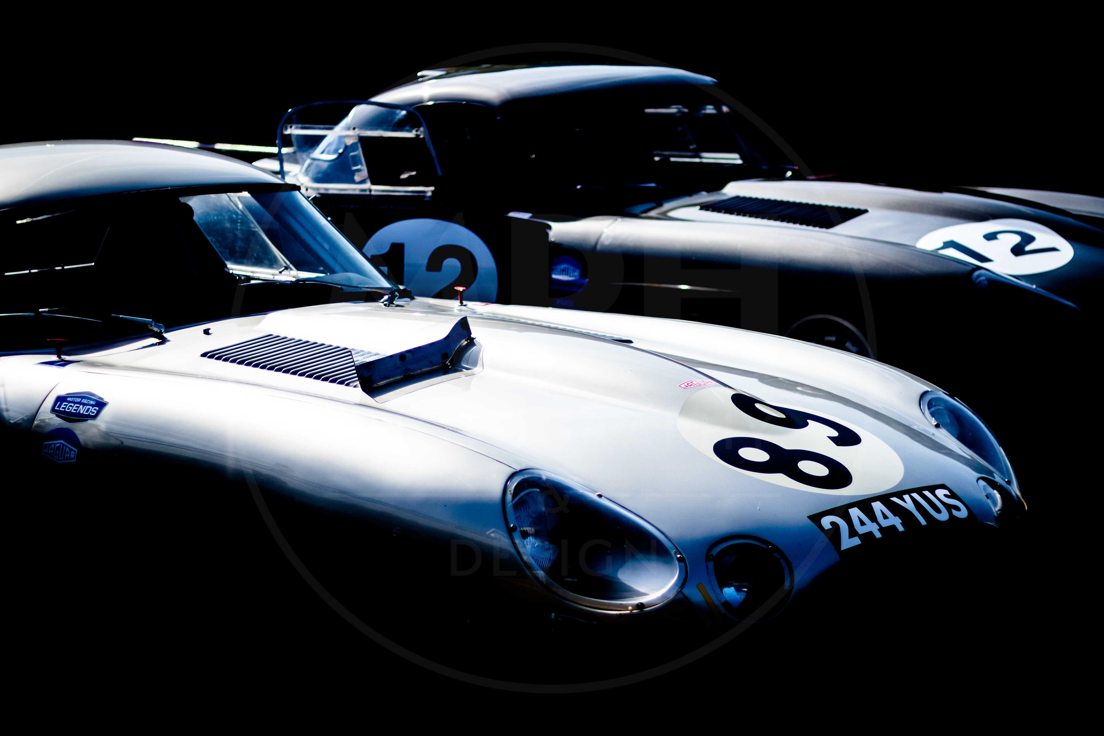 2022 Jaguar Classic Challenge for pre-66 Jaguar Cars, Donington Park Circuit