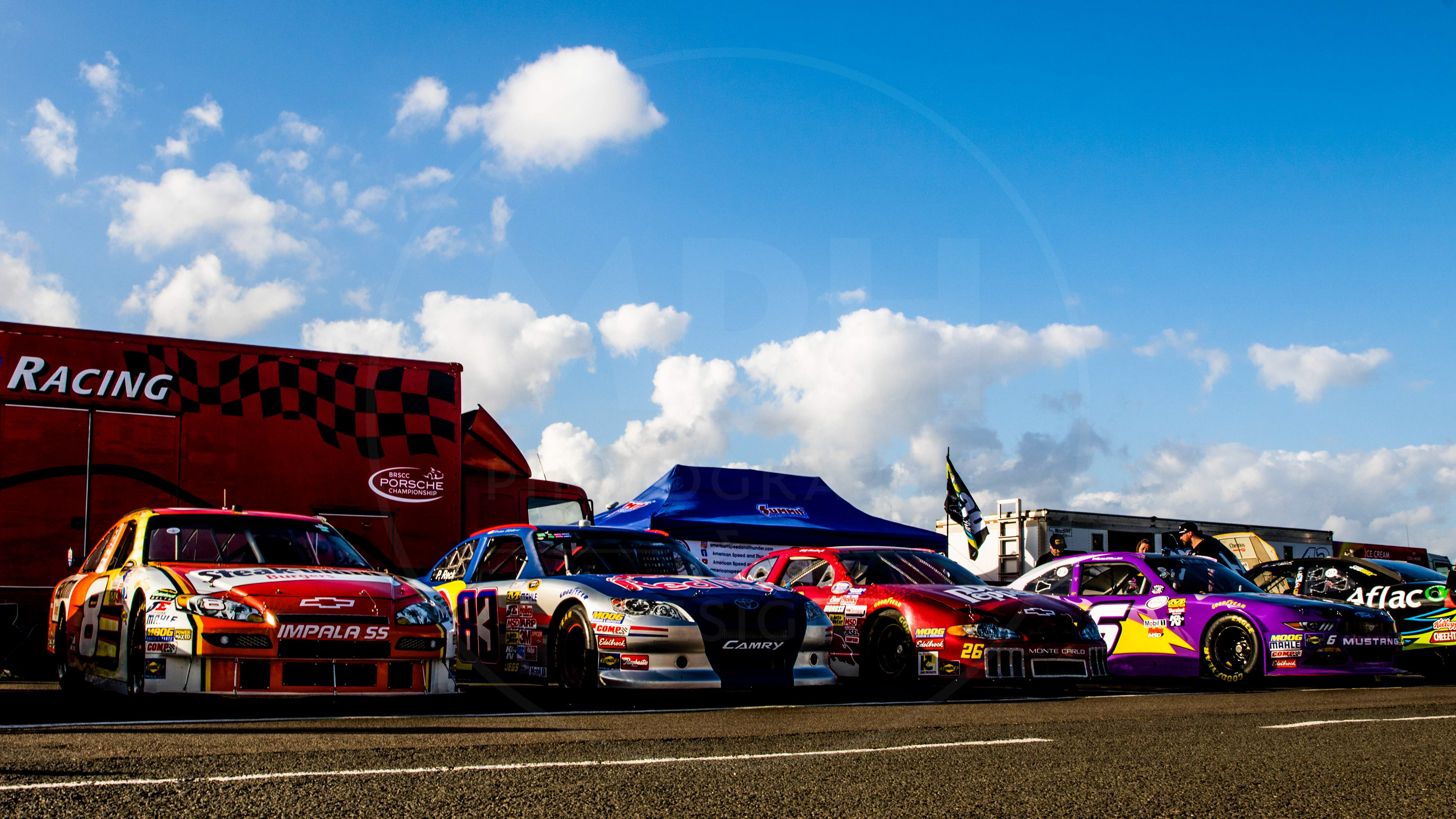 2022 Iconic USA NASCARs demonstration, Brands Hatch Circuit